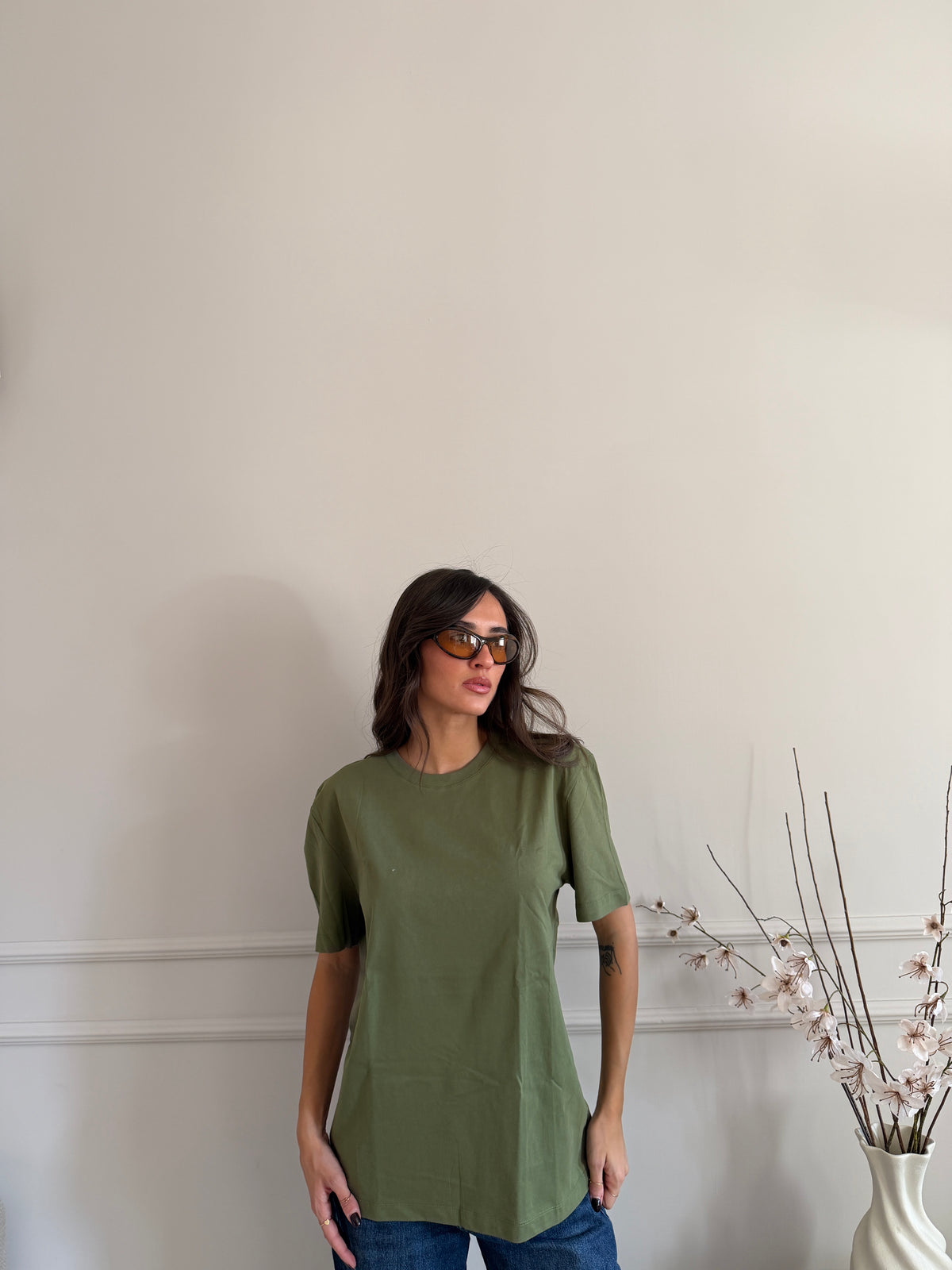 T-Shirt Over Girocollo
