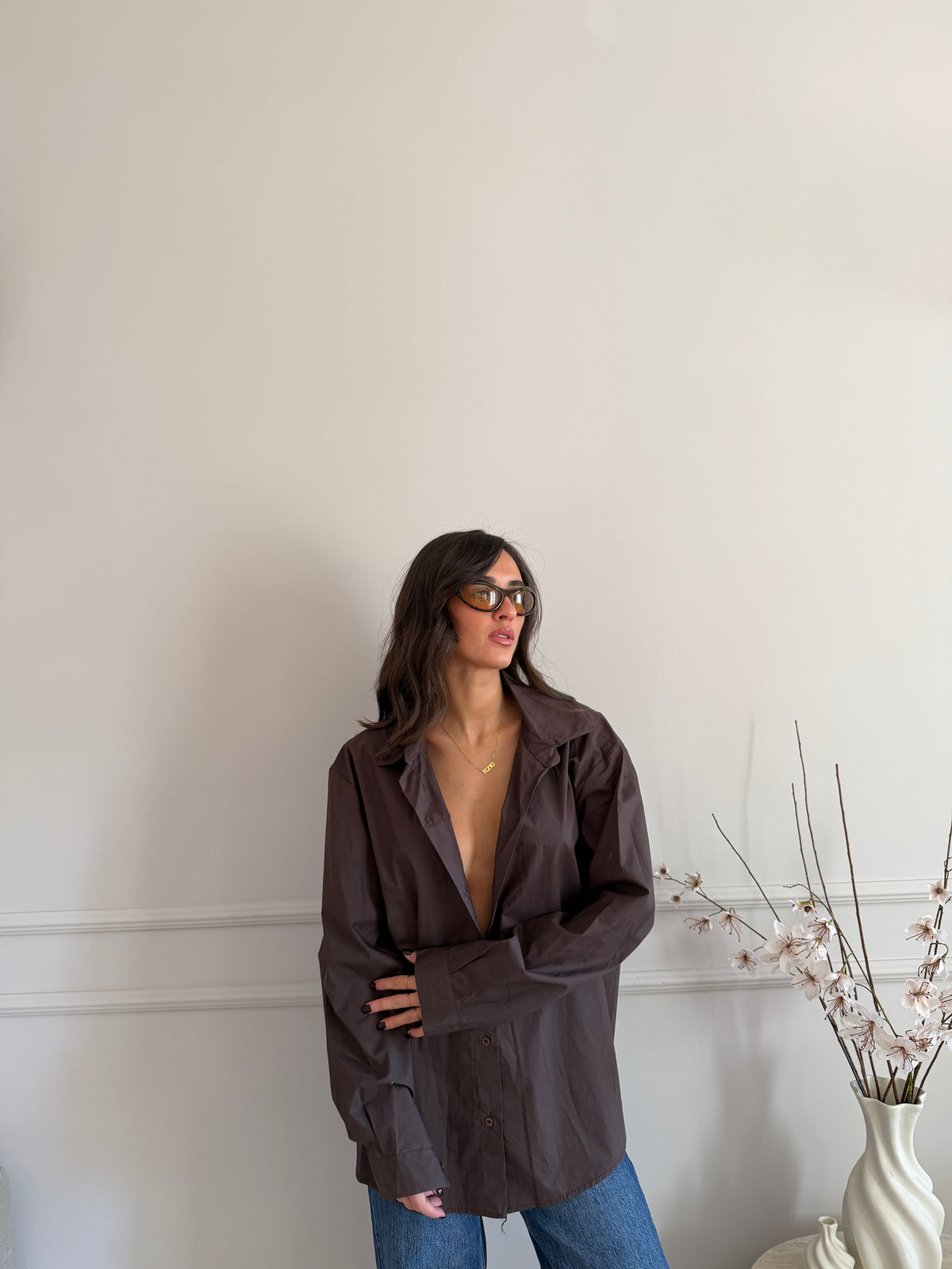 Camicia Oversize in cotone