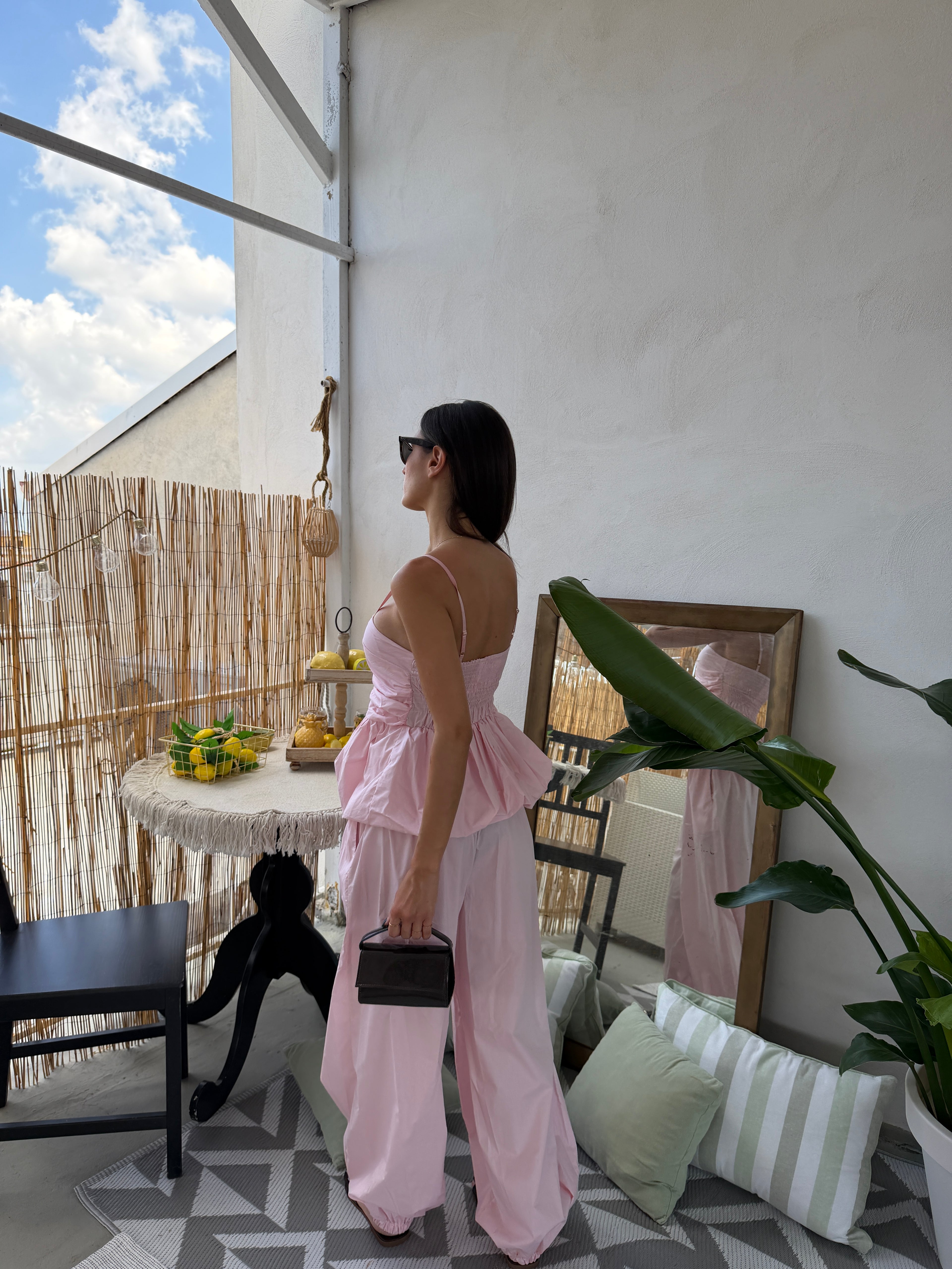 Coordinato bubble Top e pantalone