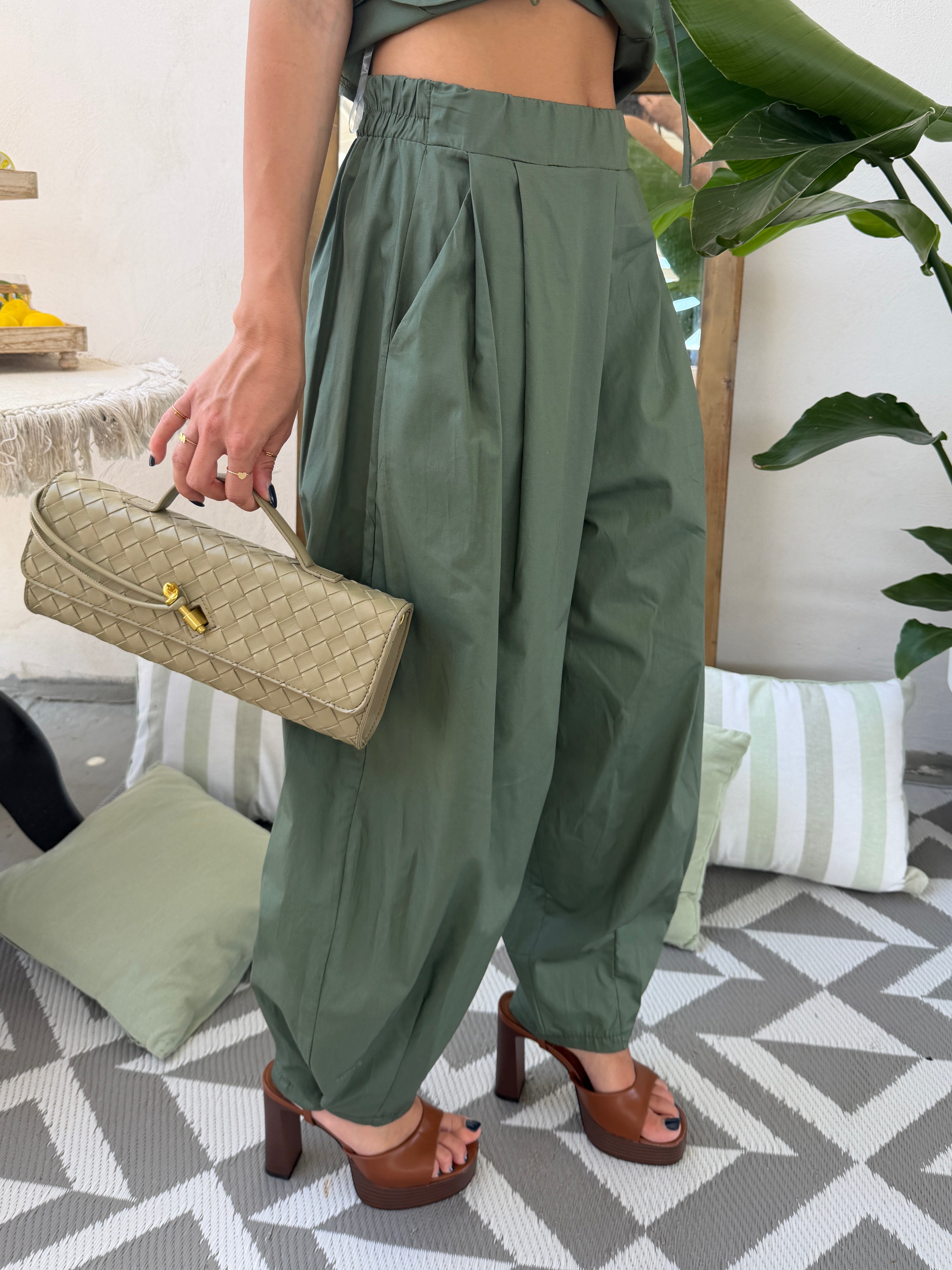 Completo Halter Balloon – Top & Pantalone