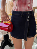 Gonna Pantaloncino  con Chiusura Asimmetrica