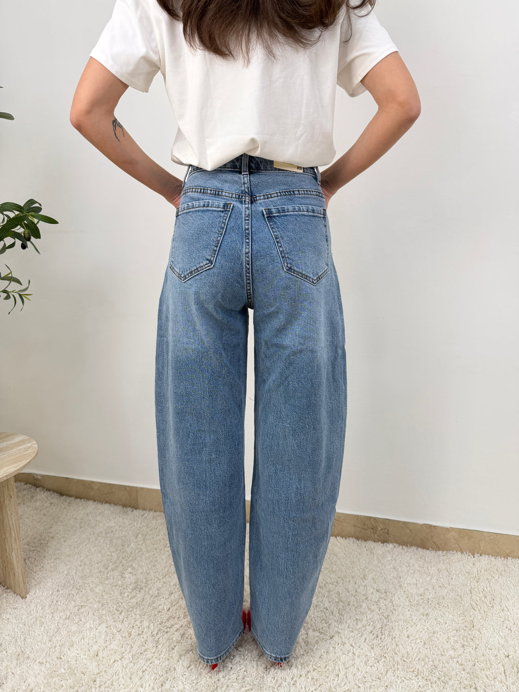 Jeans Denim Balloon Fit