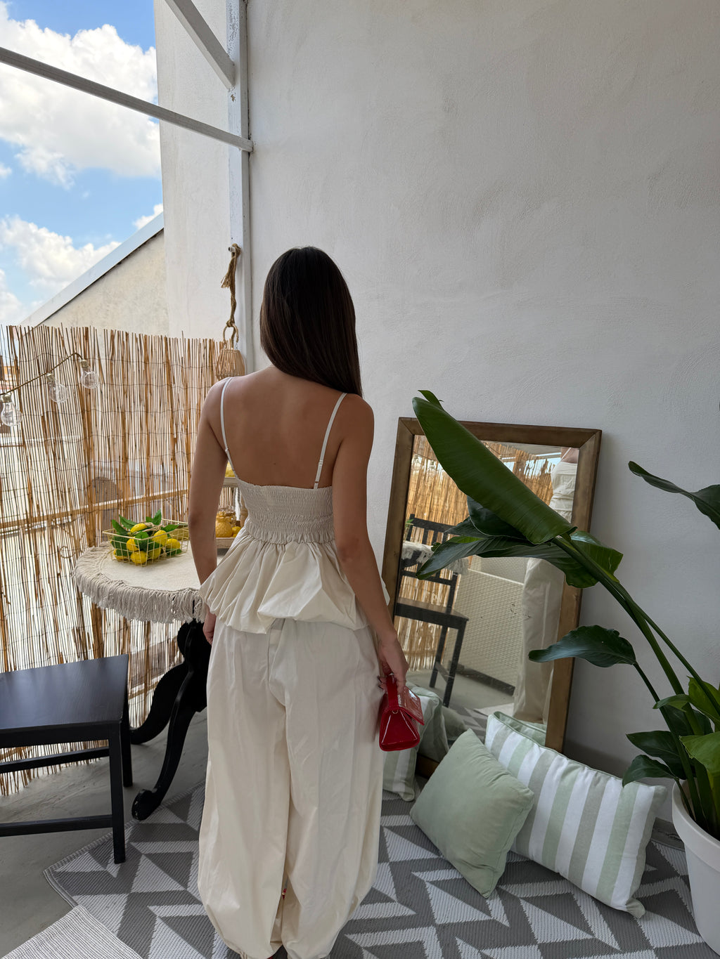 Coordinato bubble Top e pantalone