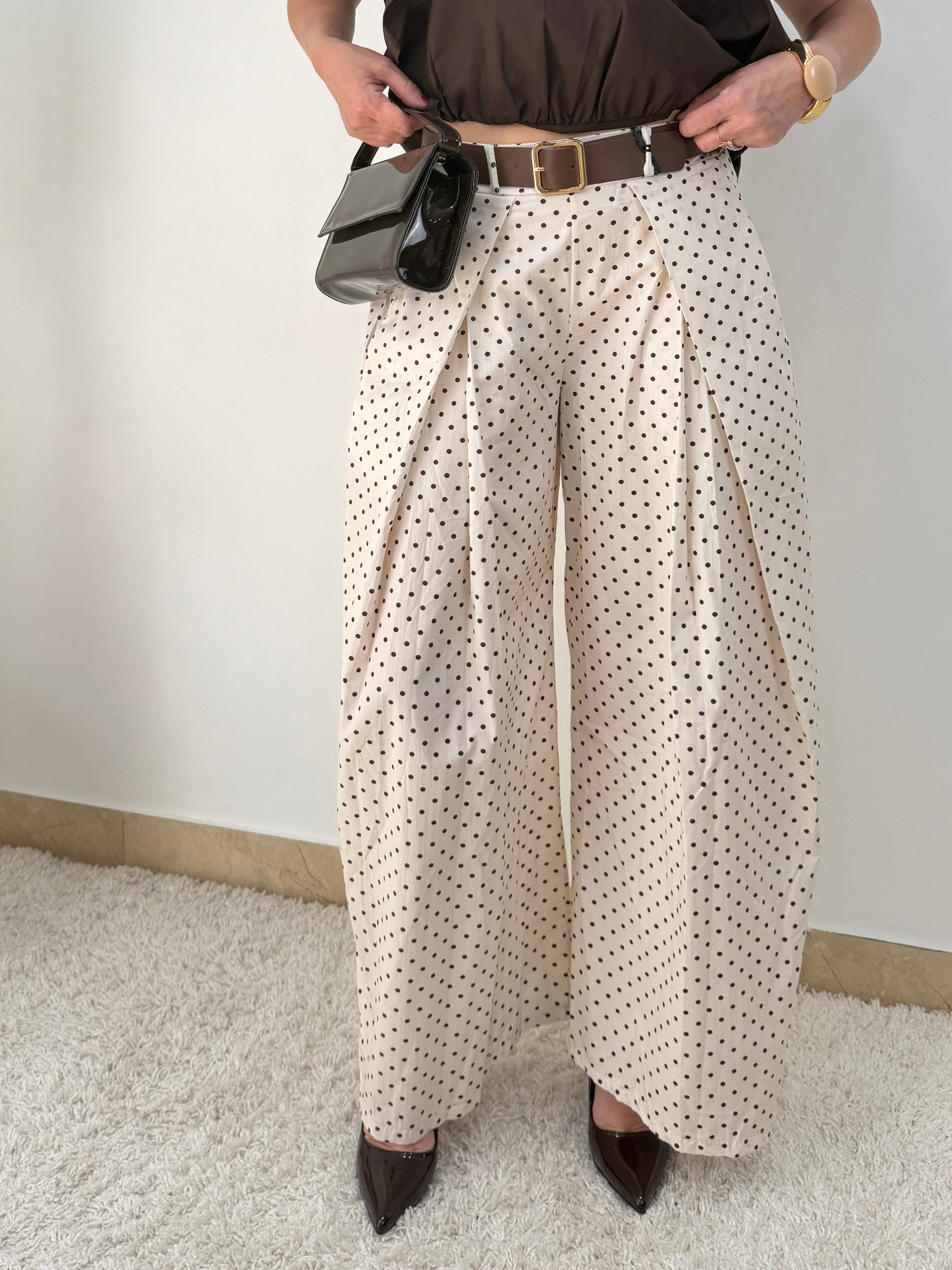 Pantalone palazzo  Pois Chic