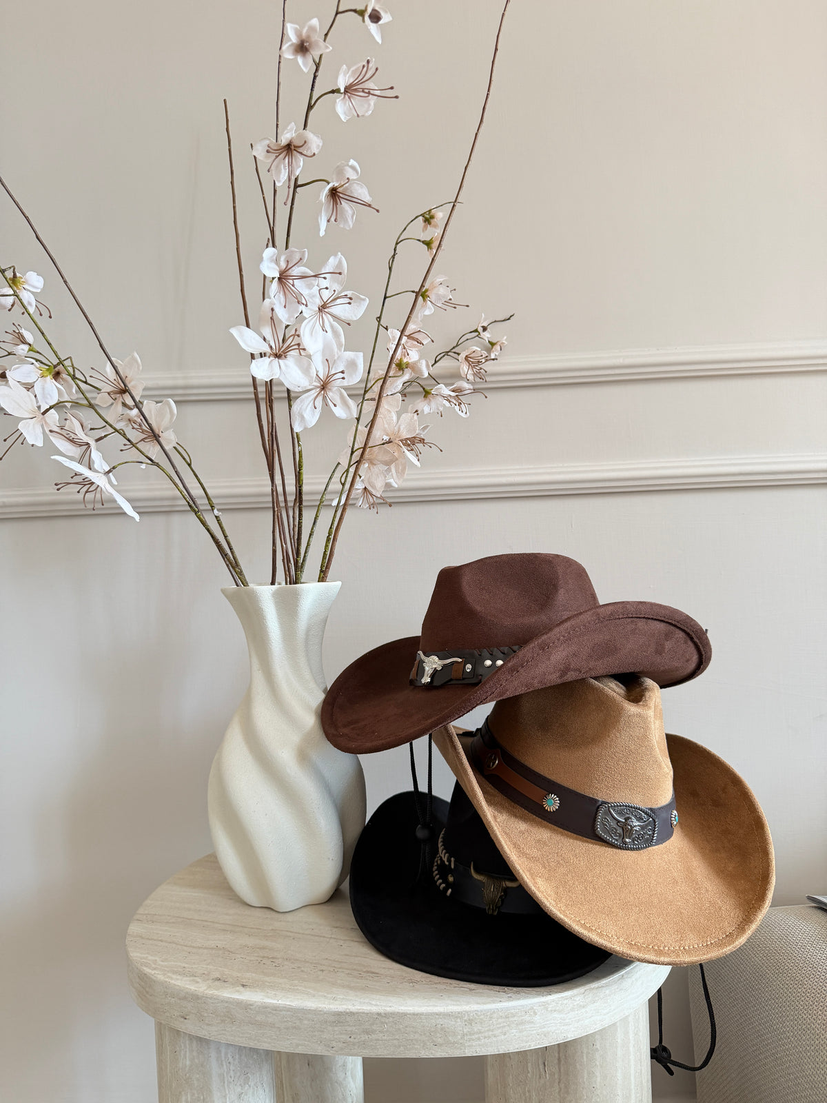 Cappello Western  con Fascia Decorativa