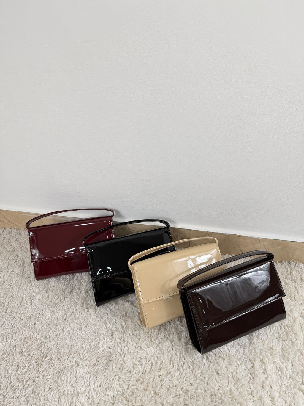 Borsa Glossy Vernice