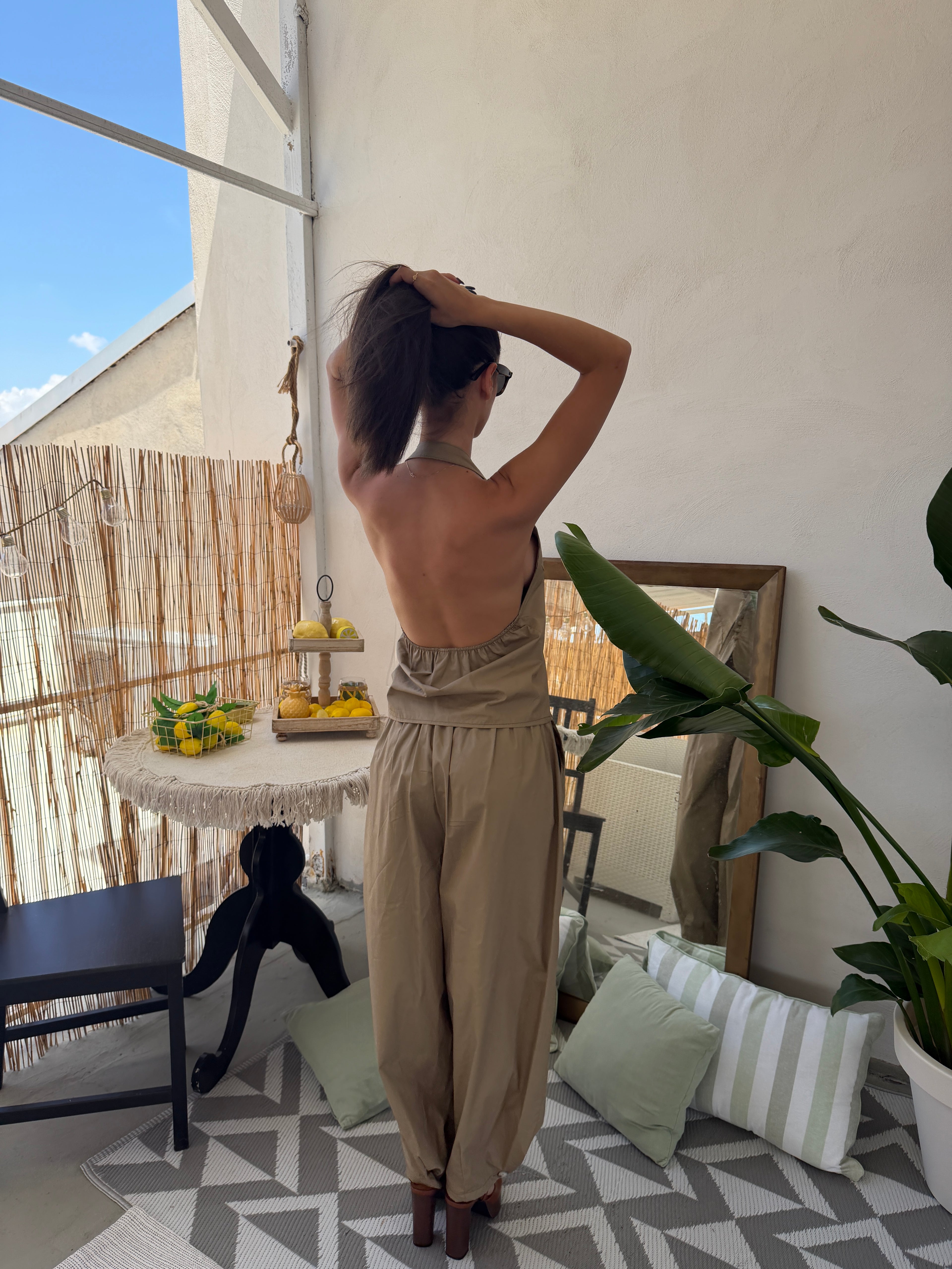Completo Halter Balloon – Top & Pantalone