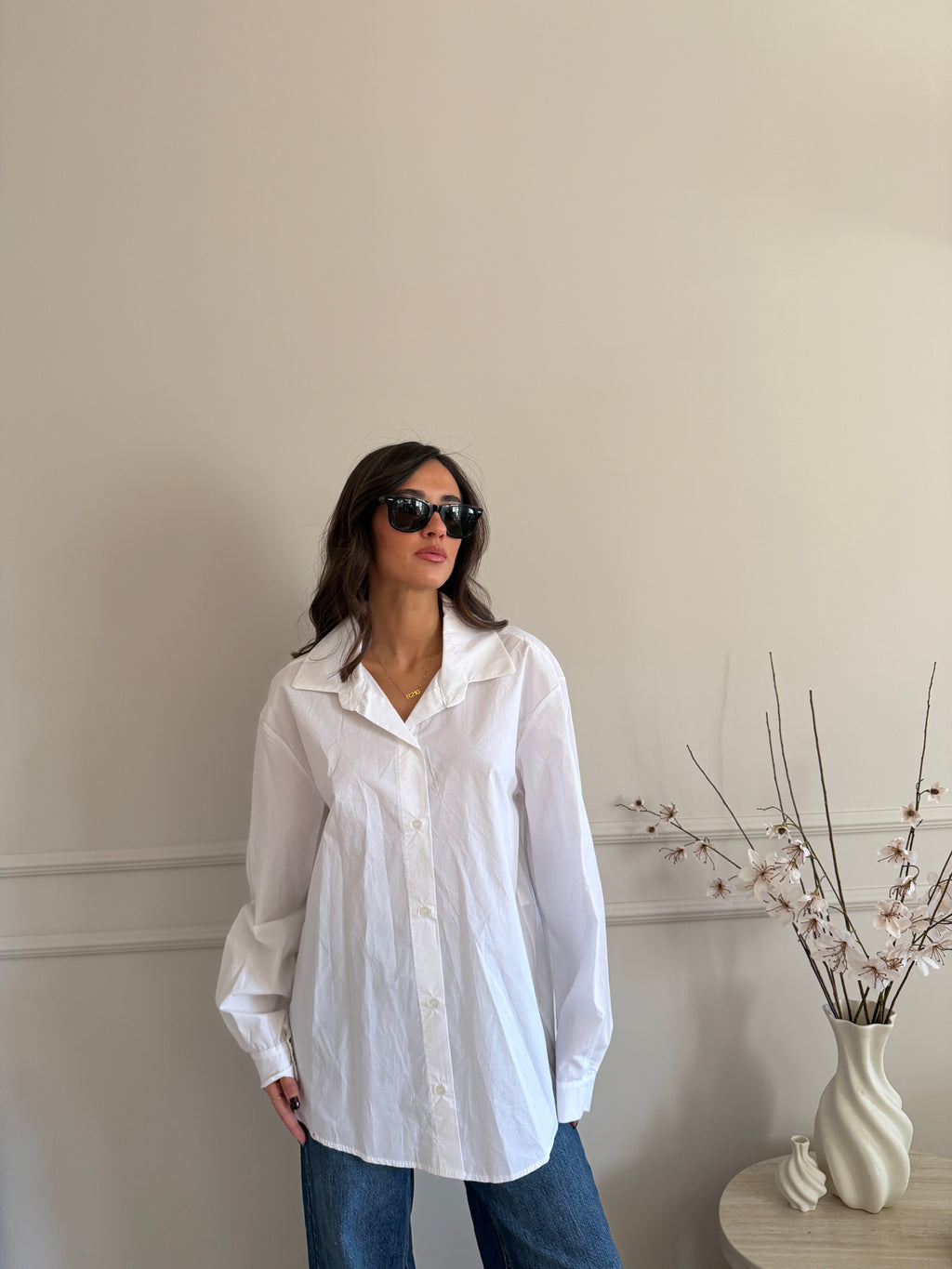Camicia Oversize in cotone