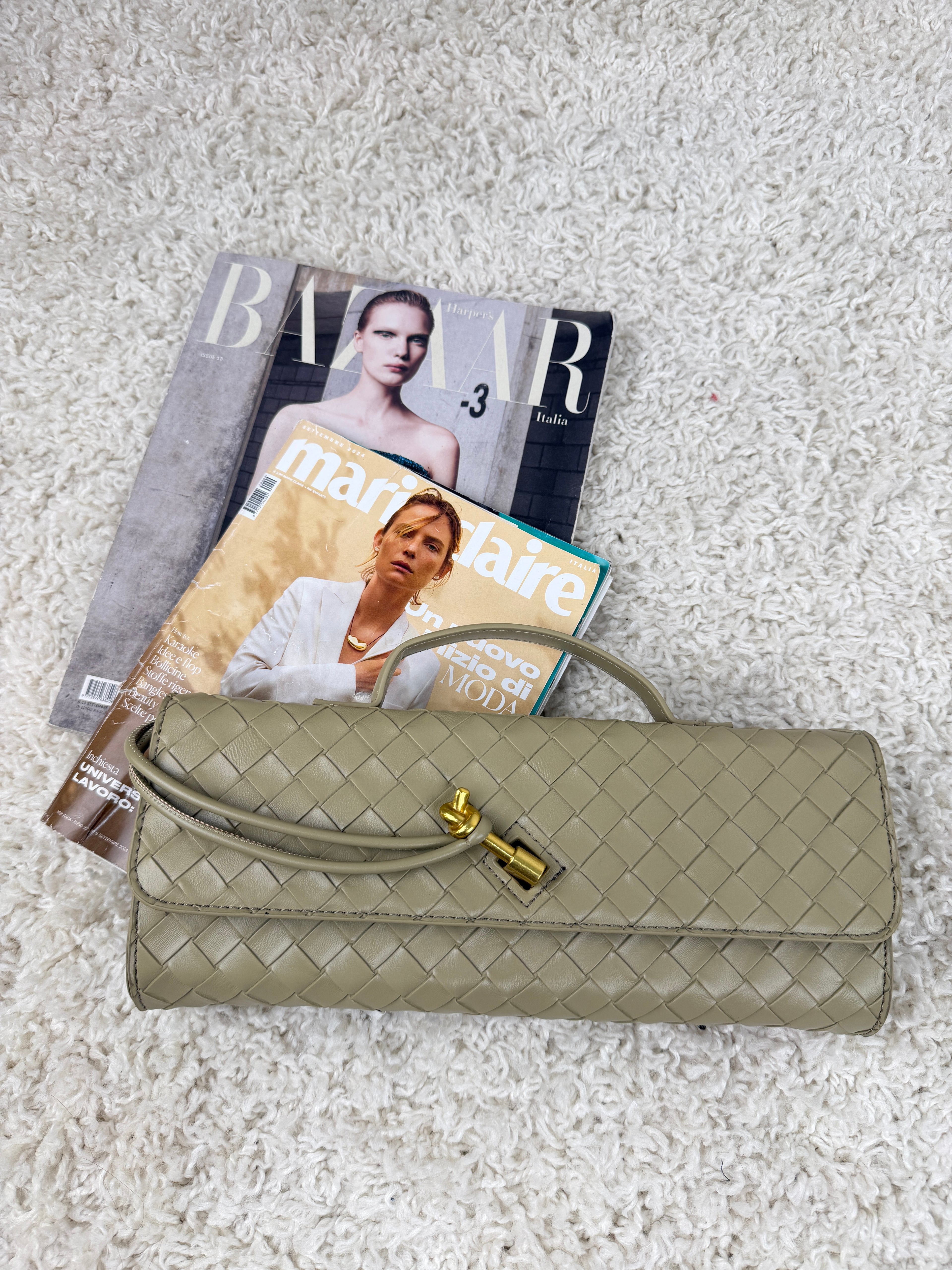 Borsa effetto Intrecciata Handle