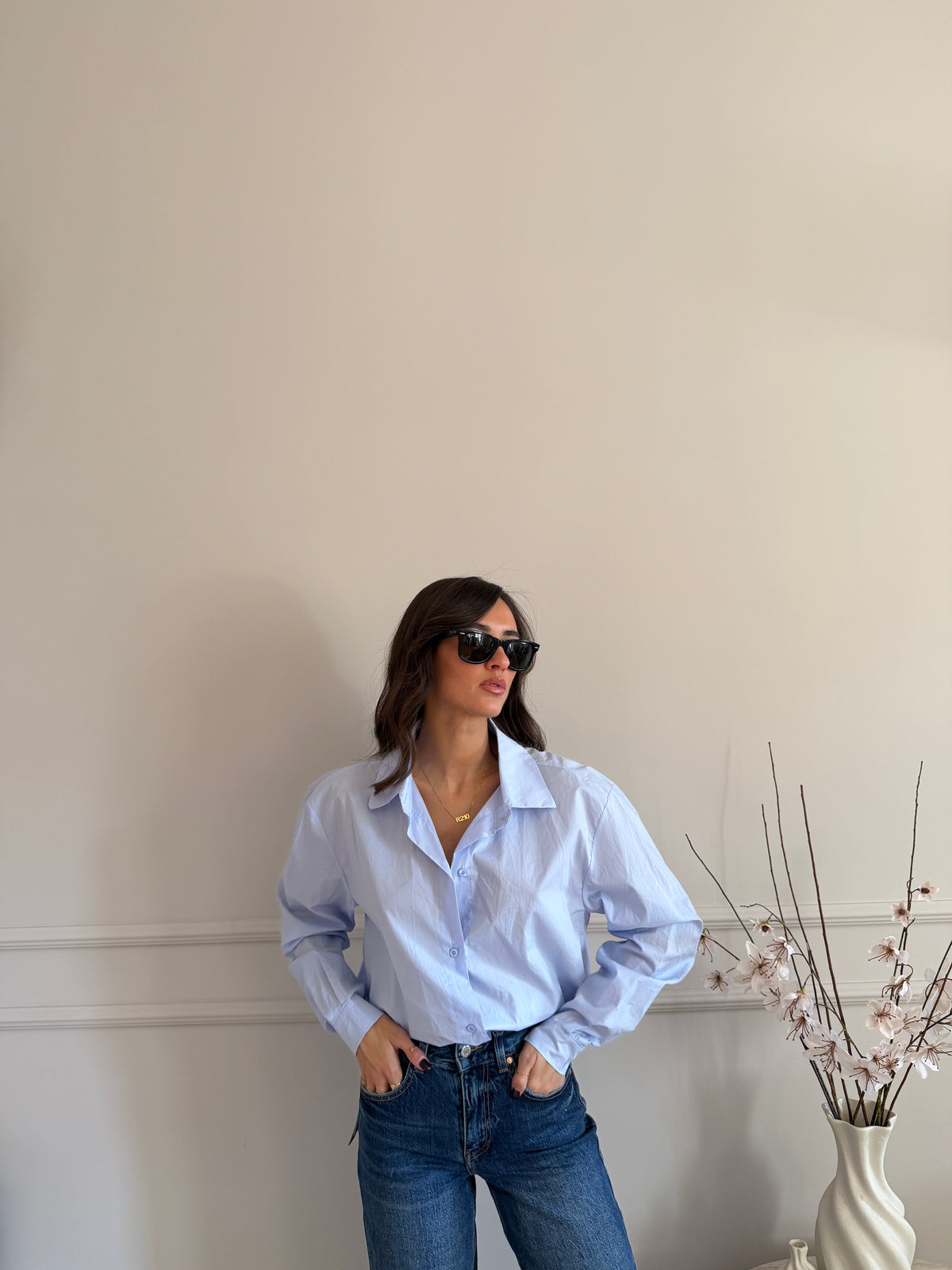 Camicia Oversize in cotone