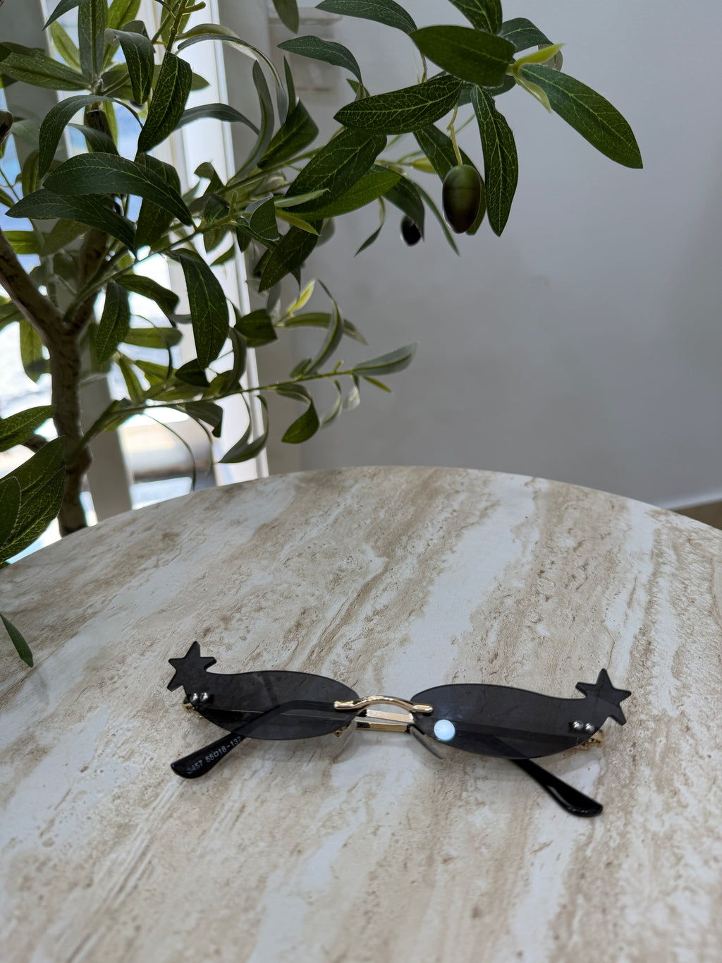 Occhiali da Sole Slim con Stelle