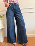Jeans Palazzo Denim Dark Blue