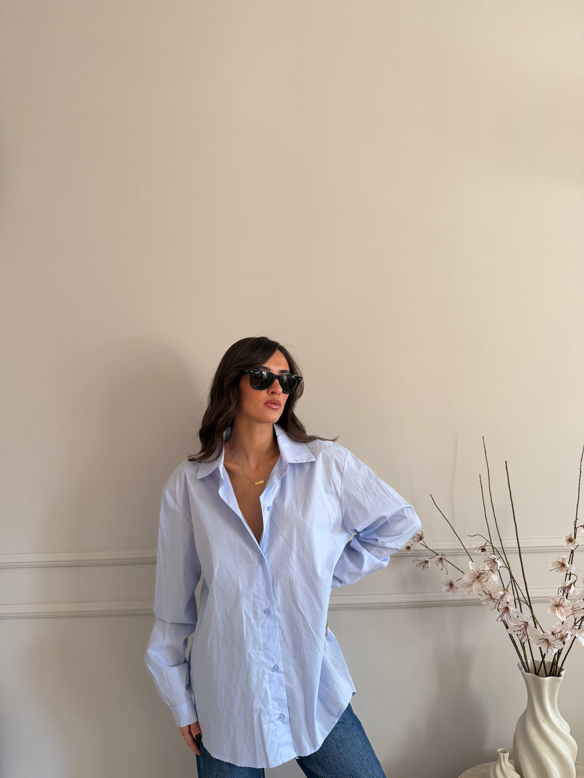 Camicia Oversize in cotone