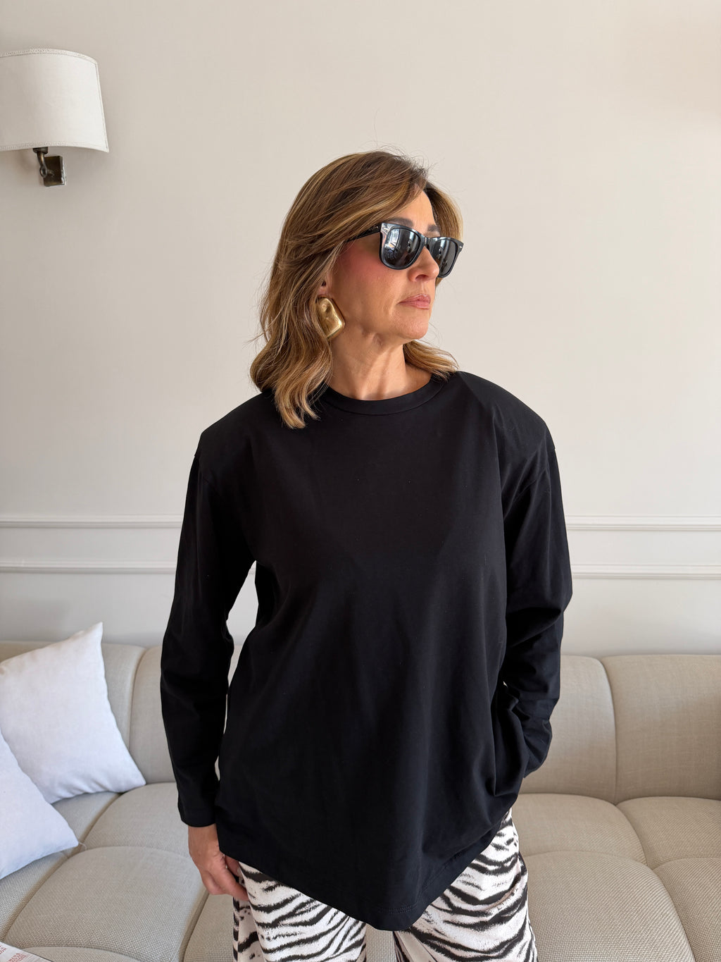 T-Shirt Oversize con spalline