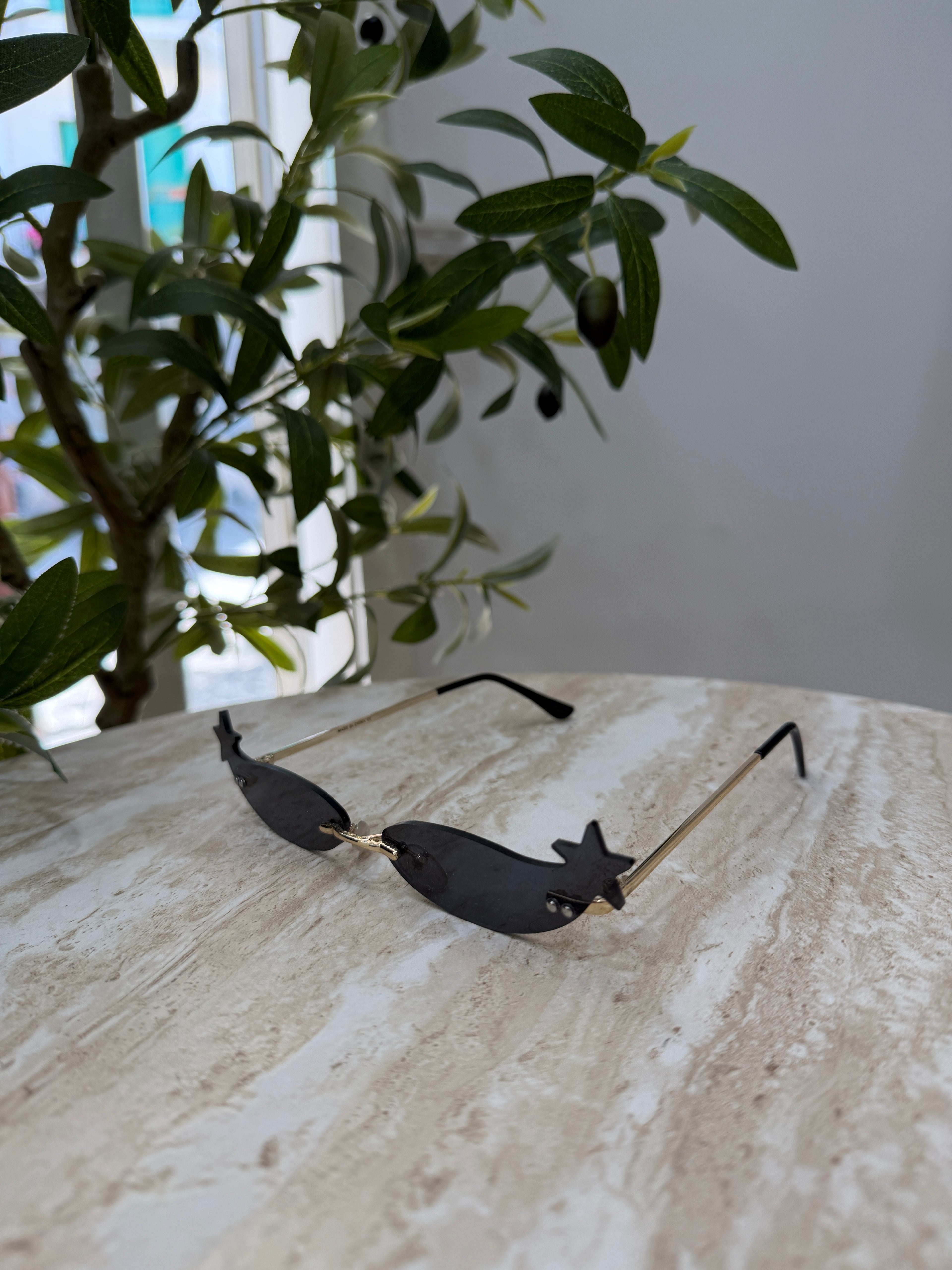 Occhiali da Sole Slim con Stelle