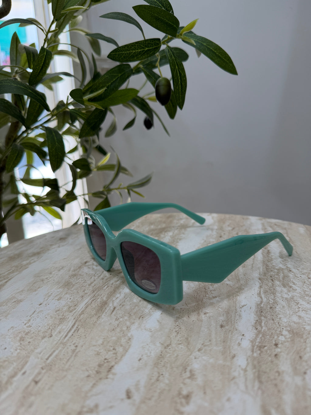 Occhiali da sole rettangolari oversize