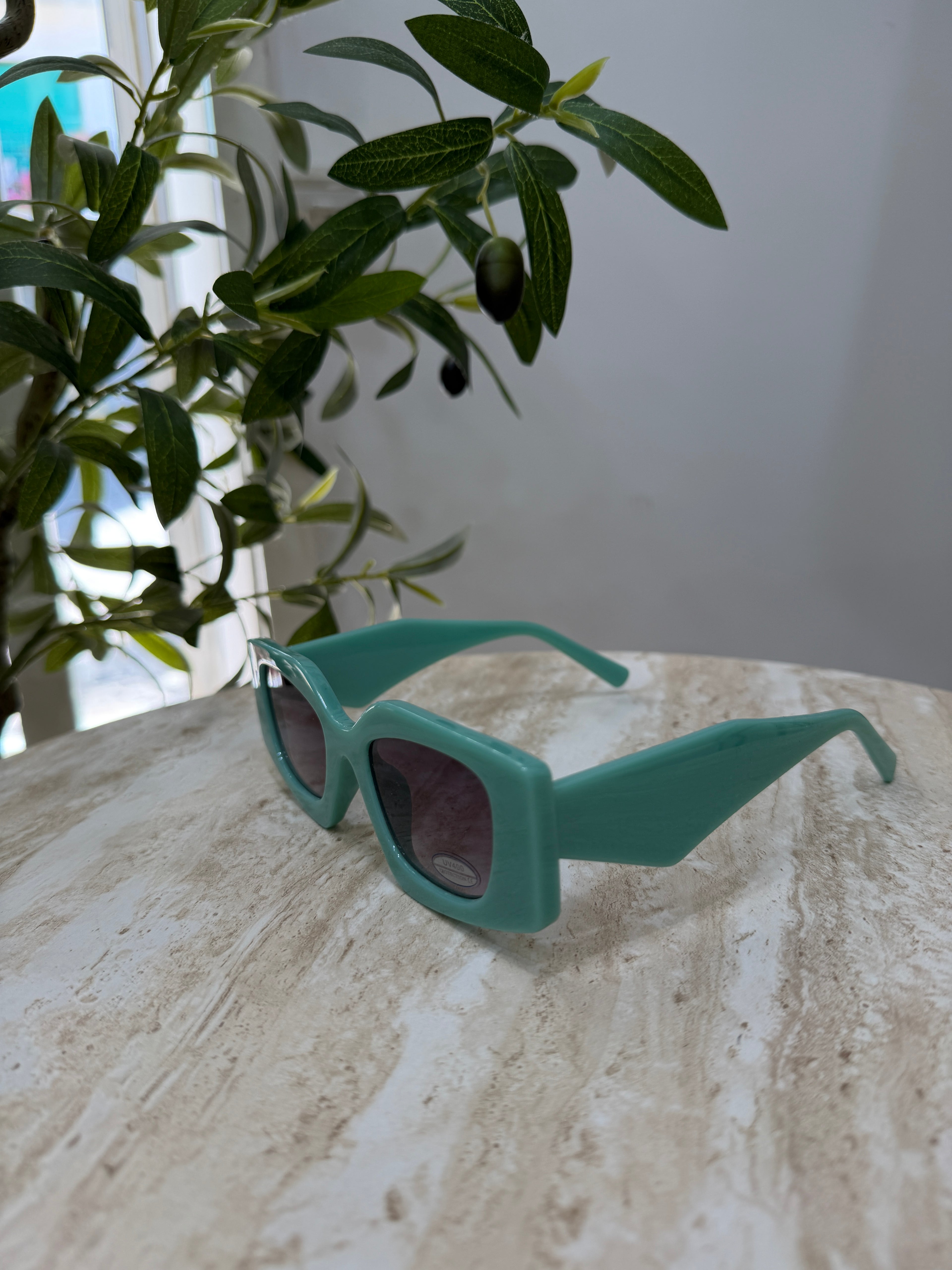 Occhiali da sole rettangolari oversize
