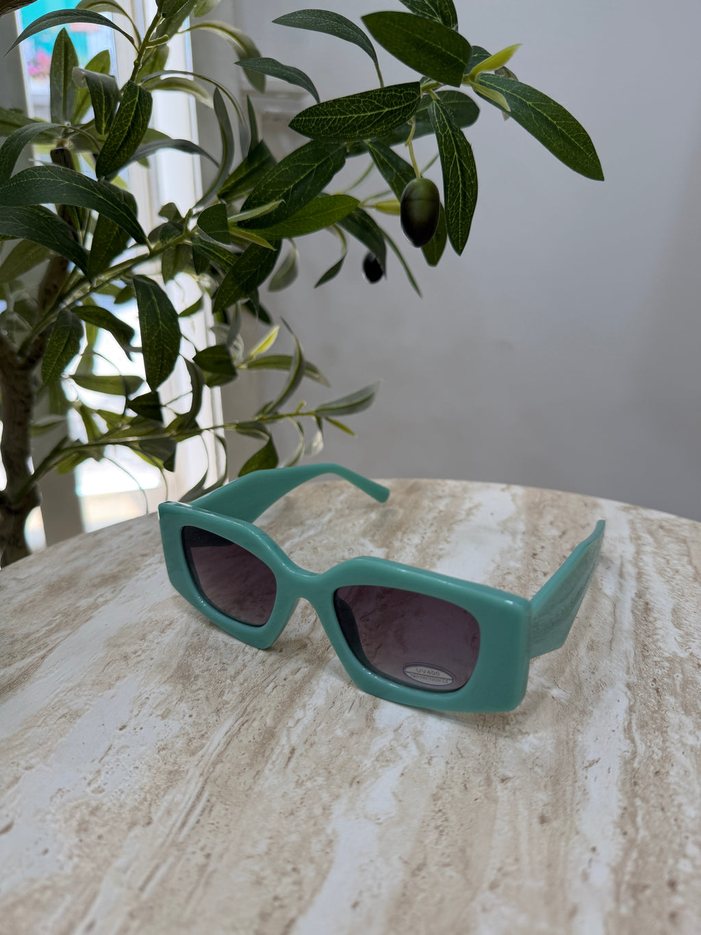 Occhiali da sole rettangolari oversize