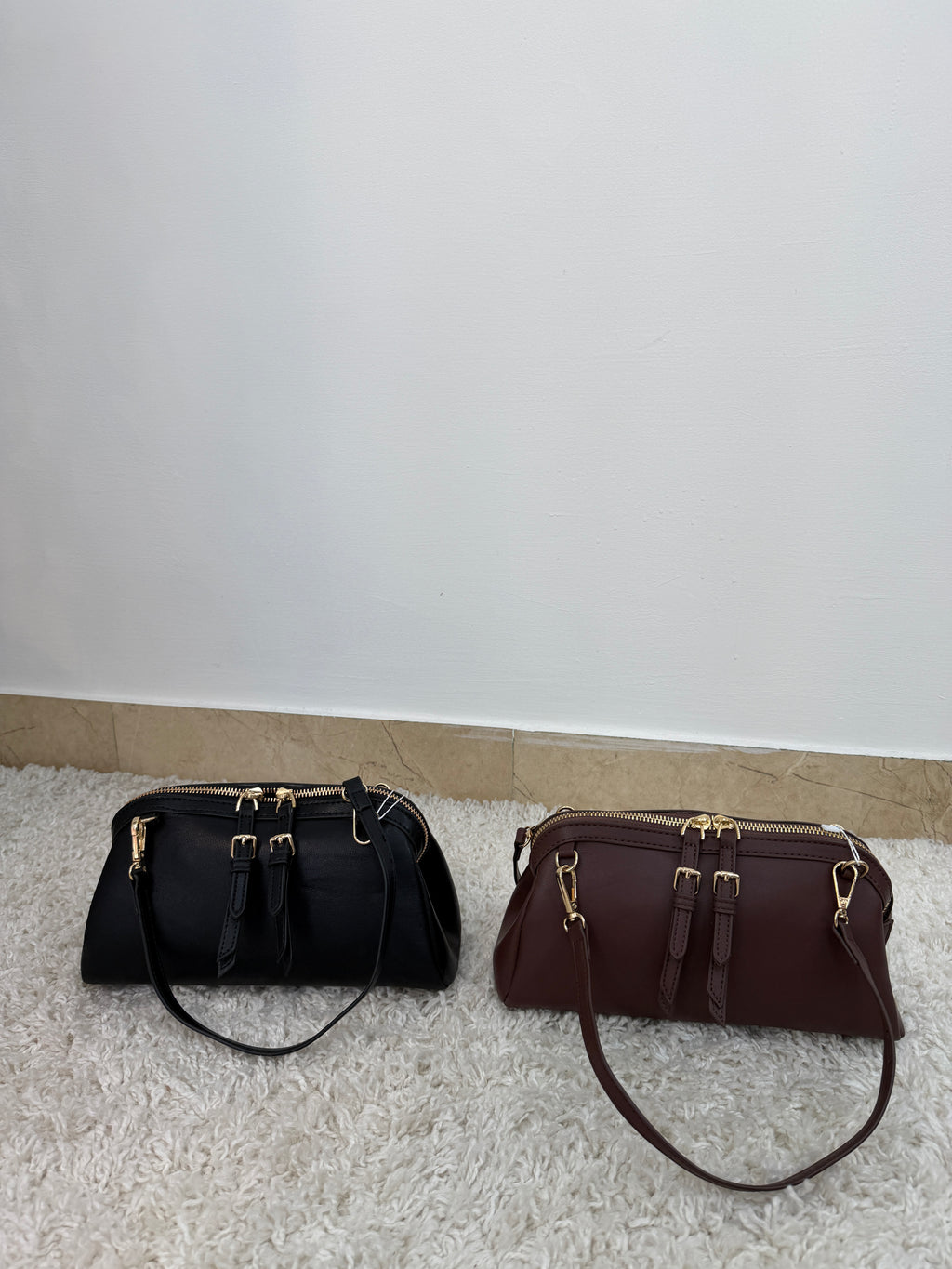 Borsa Mini Elegance con doppia zip