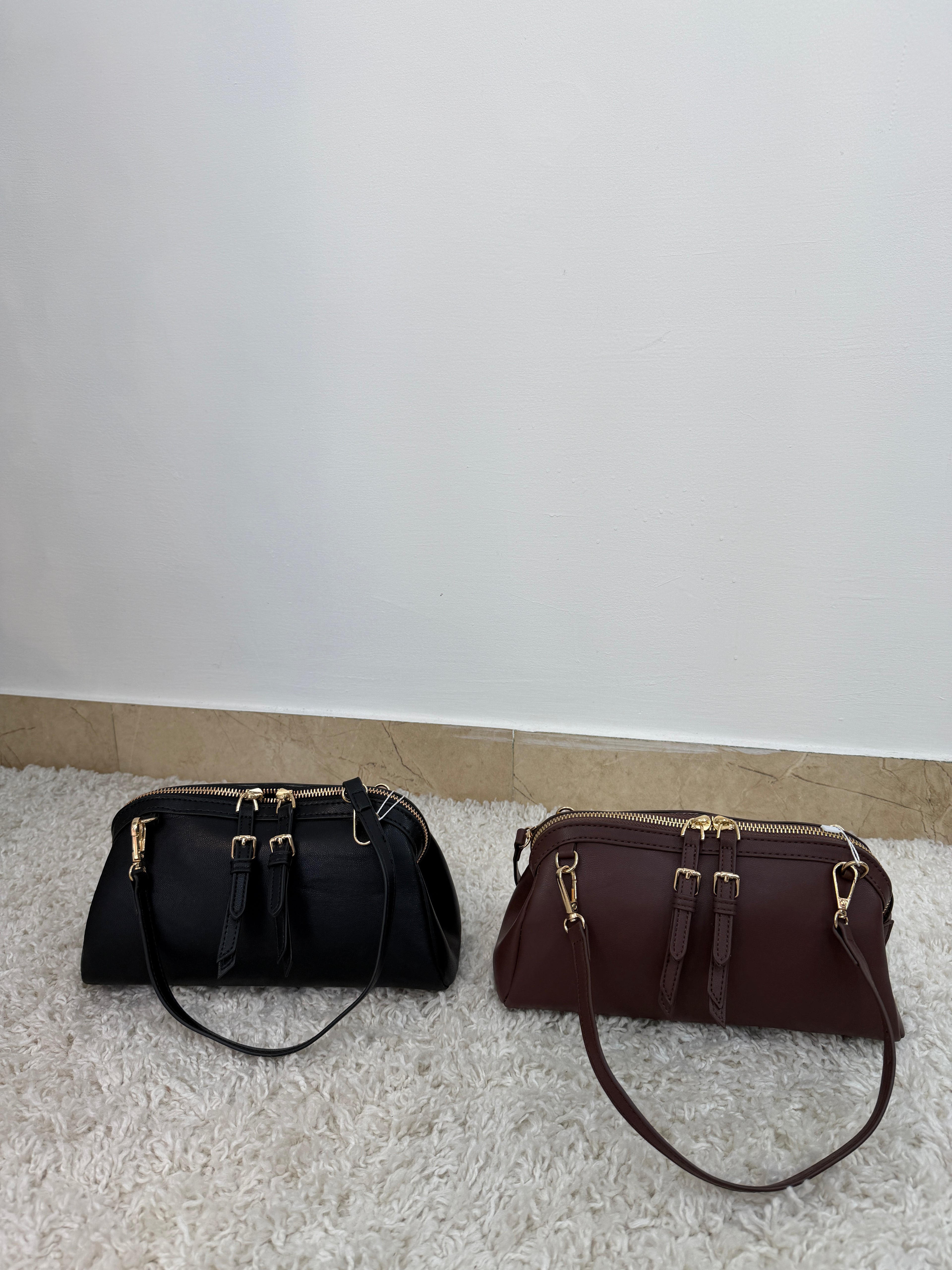 Borsa Mini Elegance con doppia zip