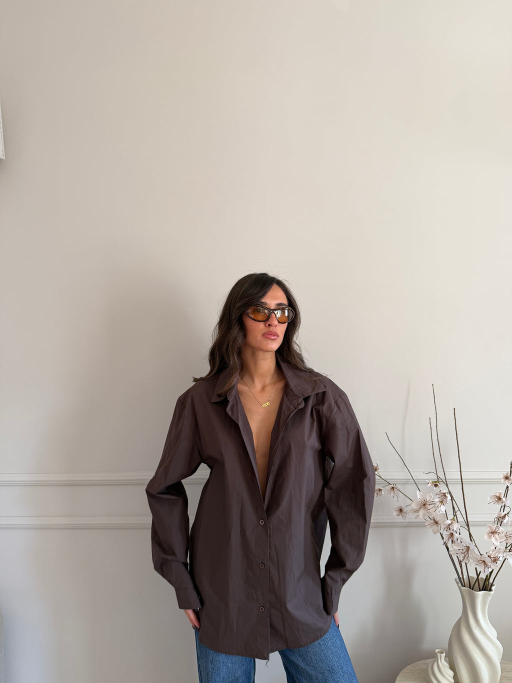 Camicia Oversize in cotone