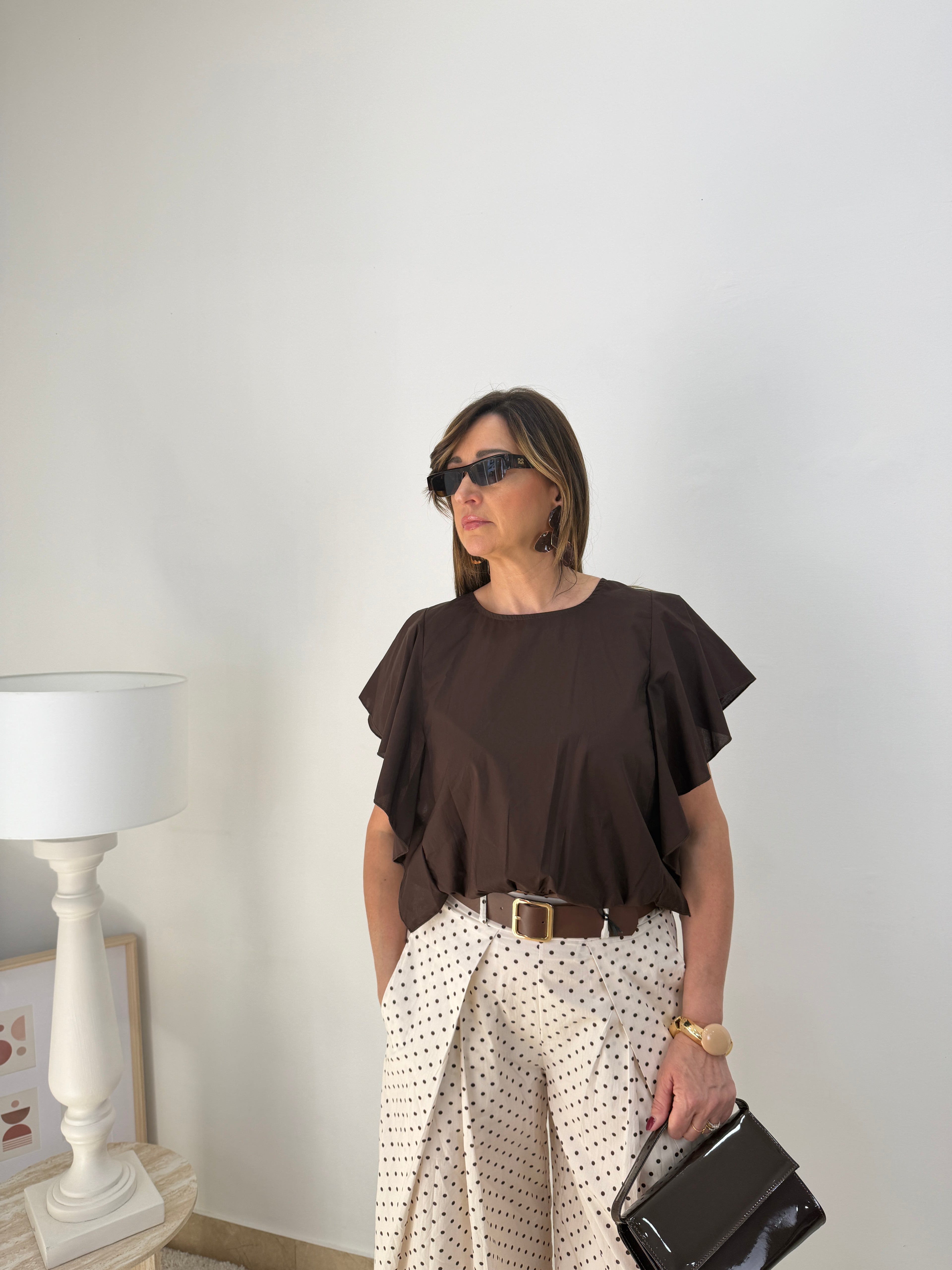 Blusa con Fiocco e Rouge