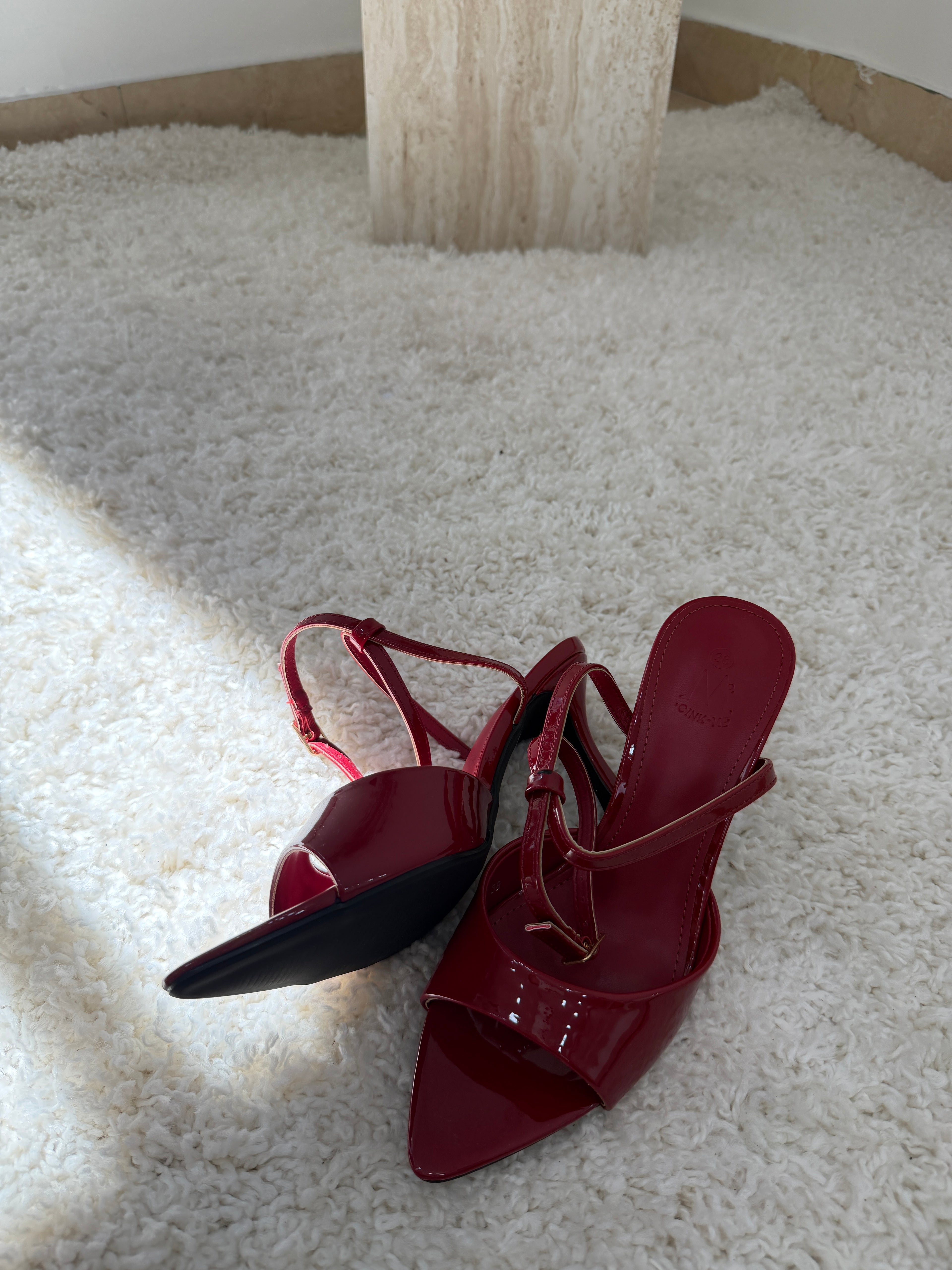 Sandali  Vernice con Tacco e Punta