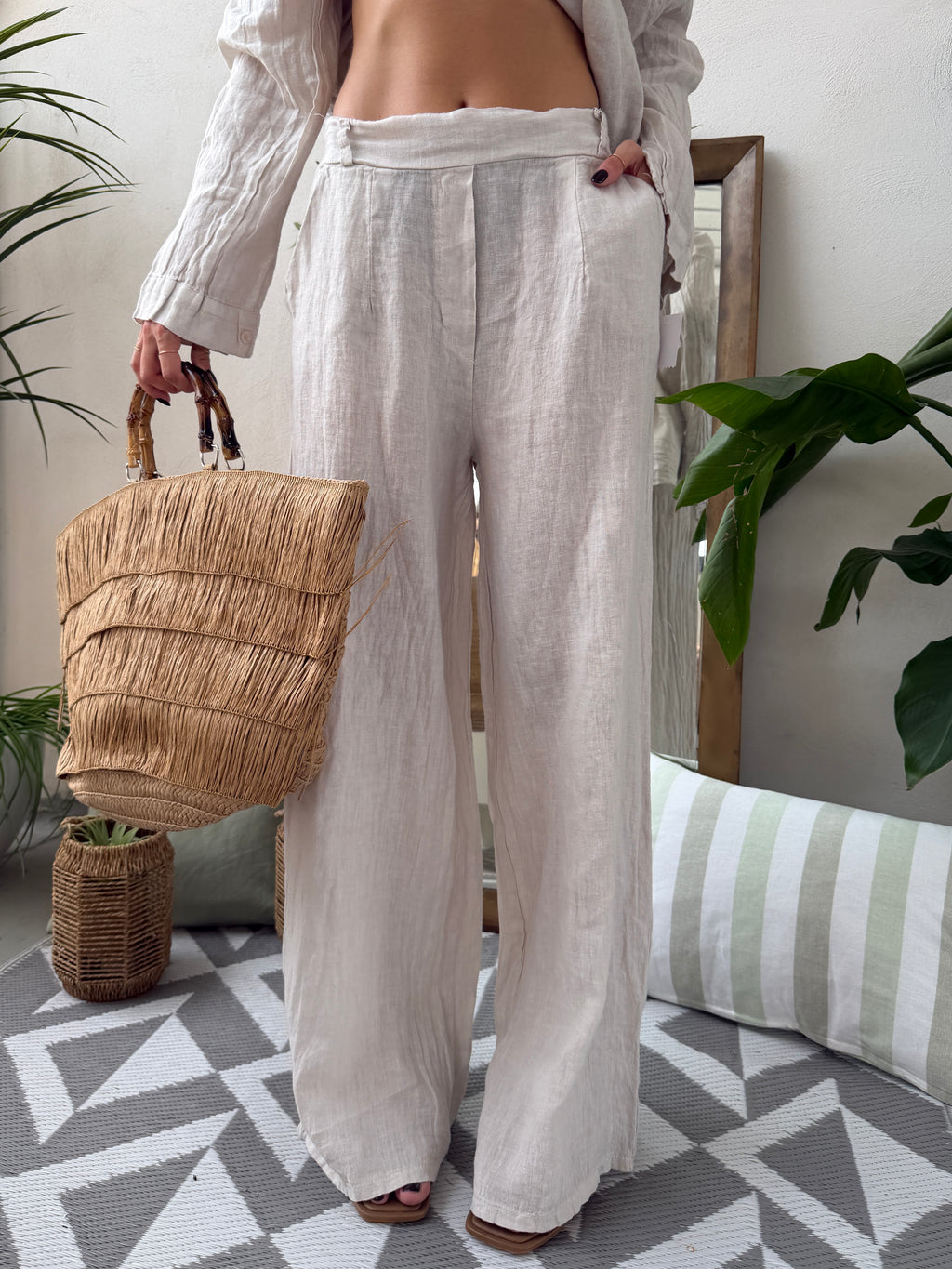 Pantalone di lino