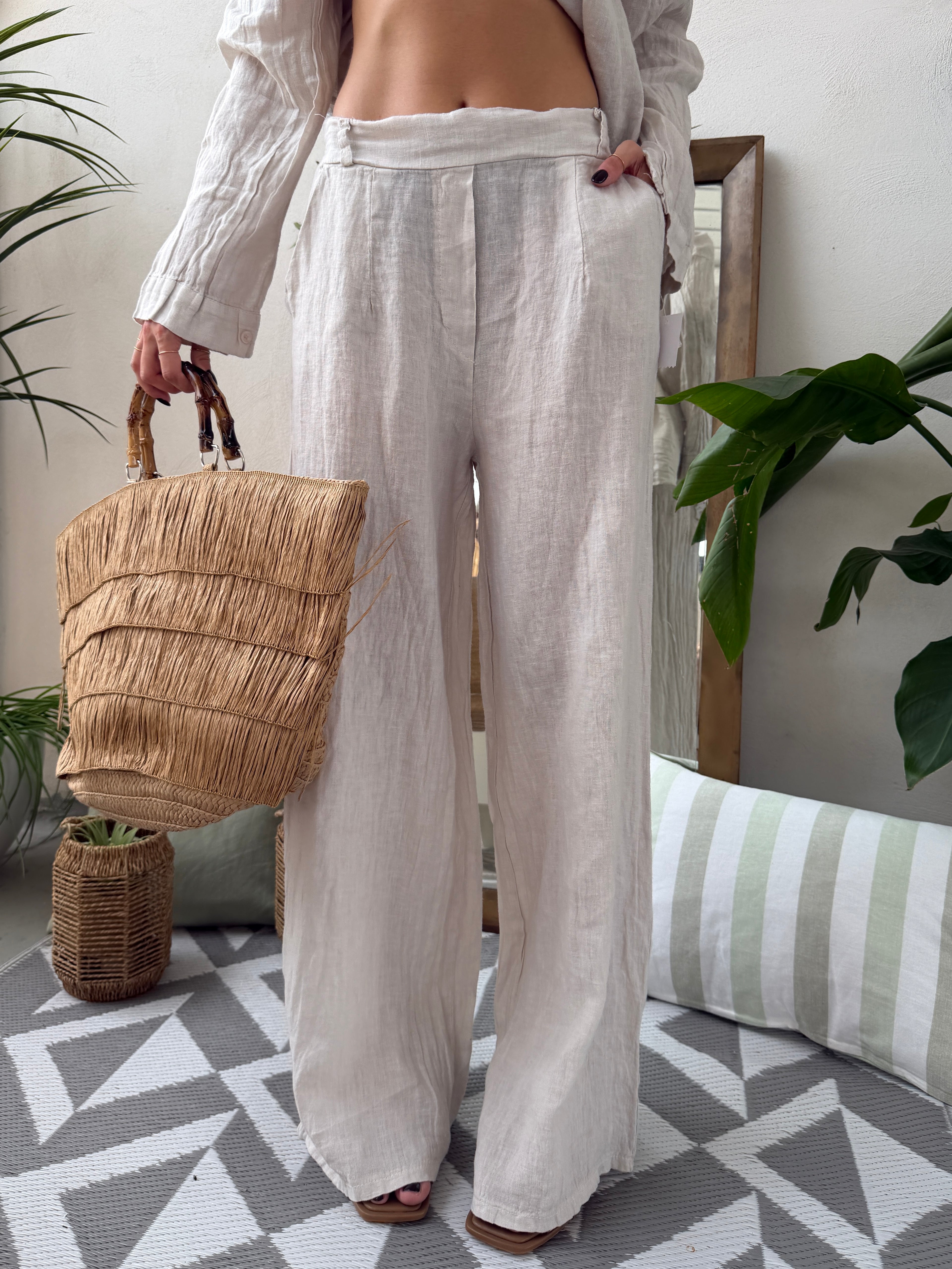 Pantalone di lino