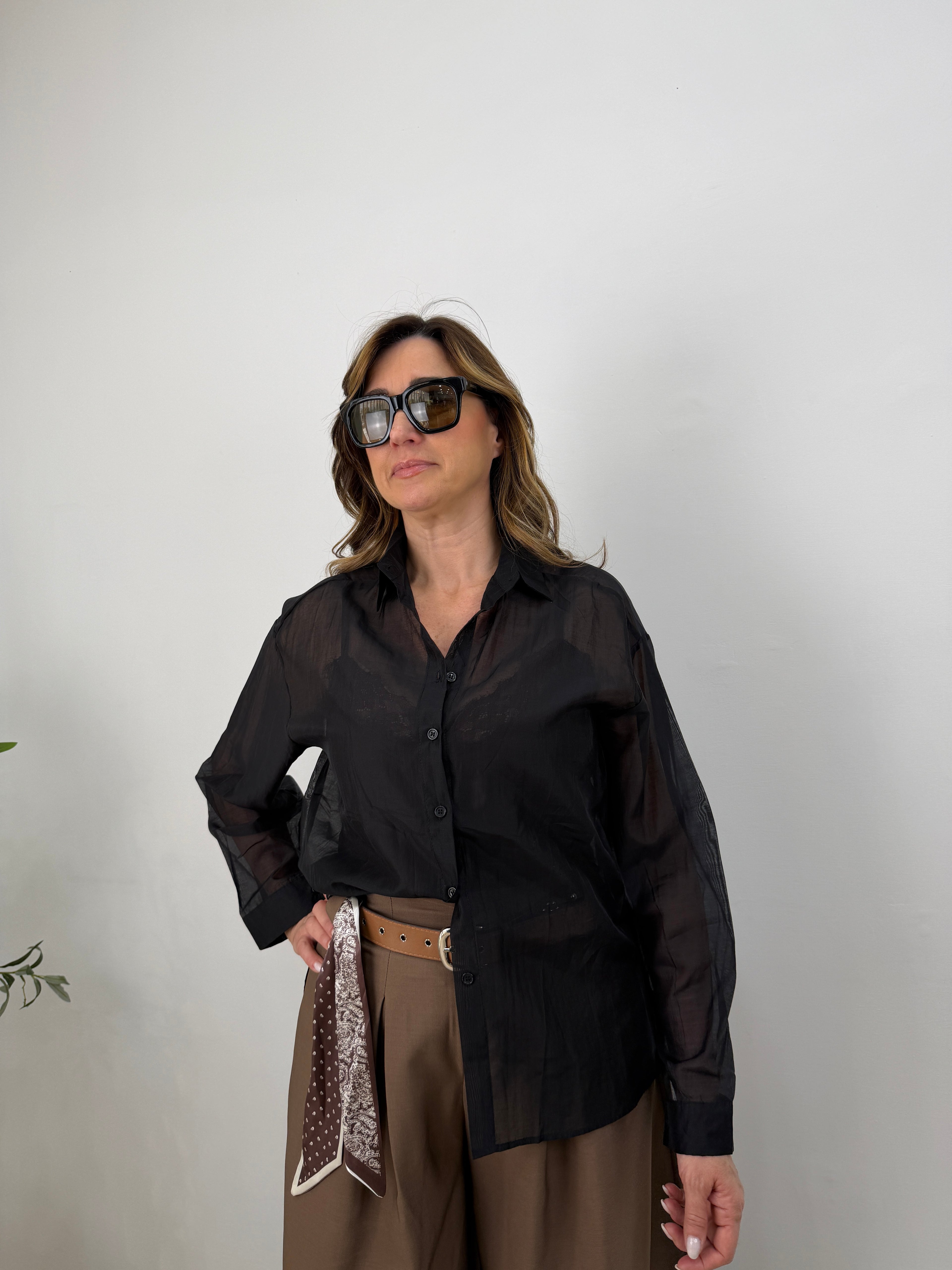 Camicia Sheer Oversize