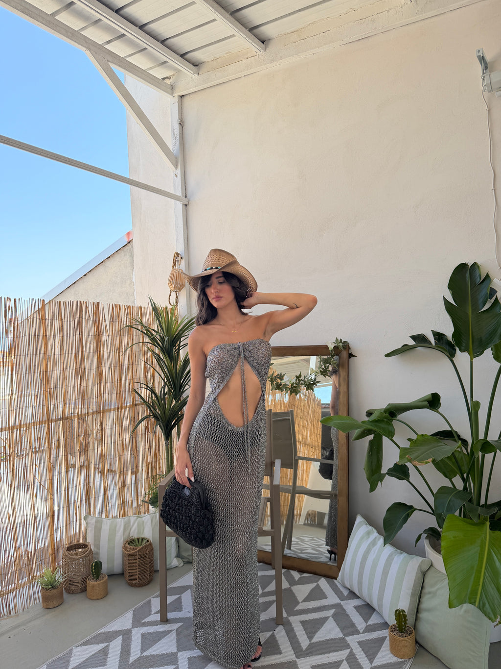 Copricostume Bali  con cut-out frontale