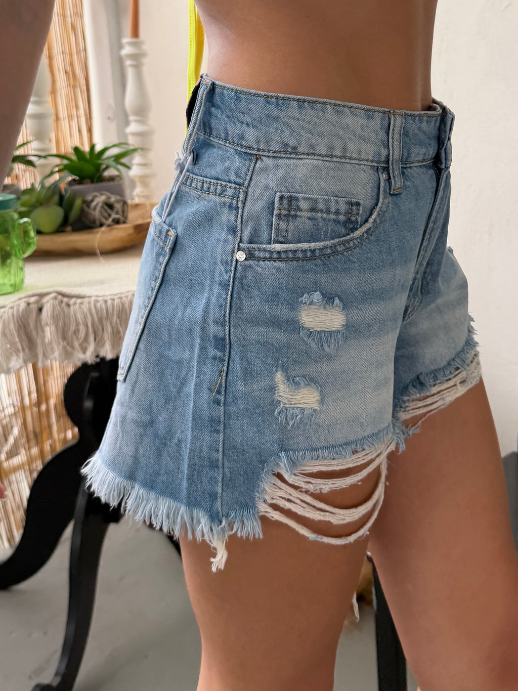 Shorts Denim Destroyed