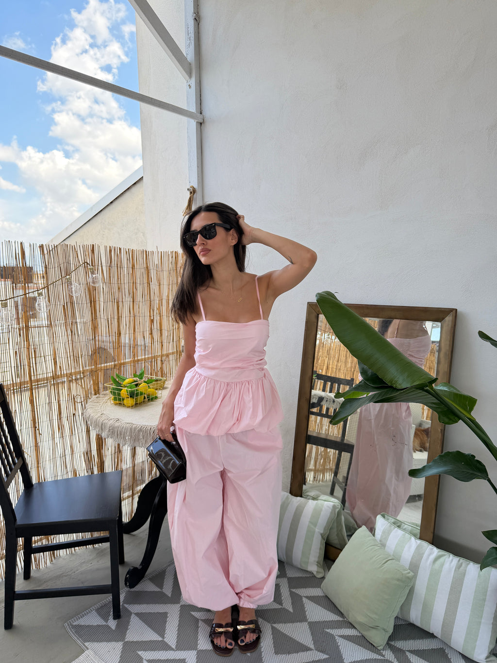 Coordinato bubble Top e pantalone