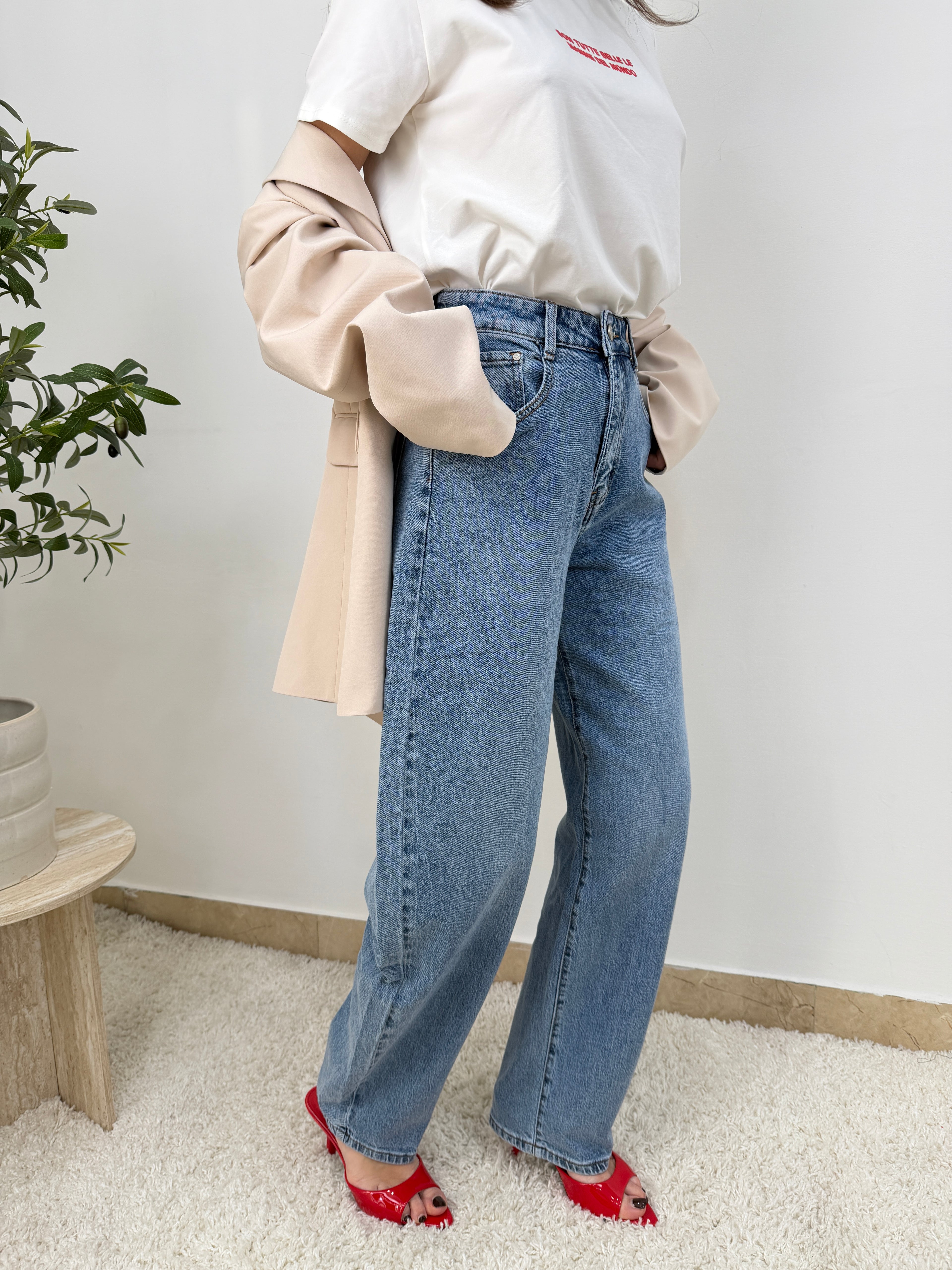 Jeans Denim Balloon Fit