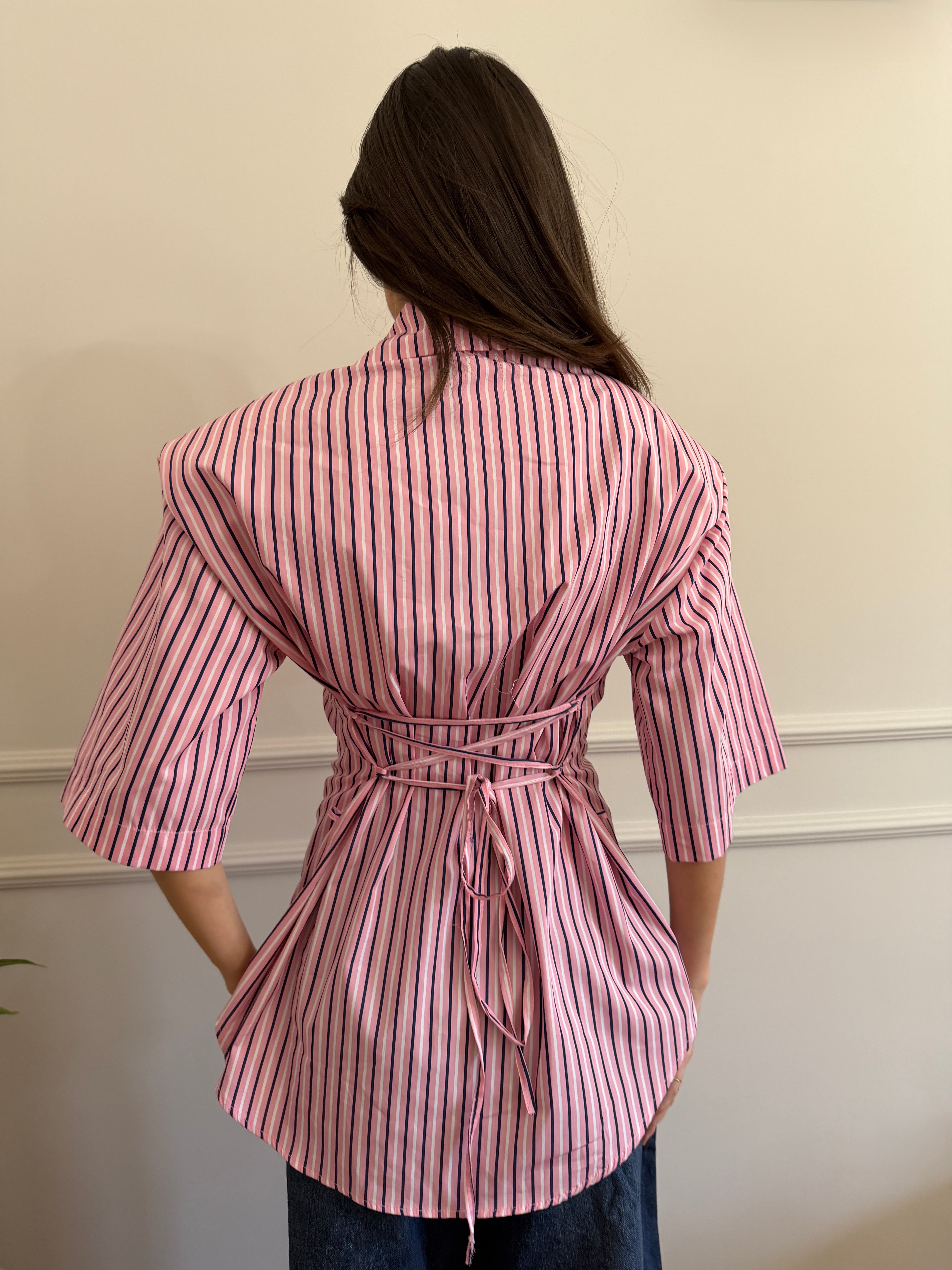 Camicia a righe Slim Fit