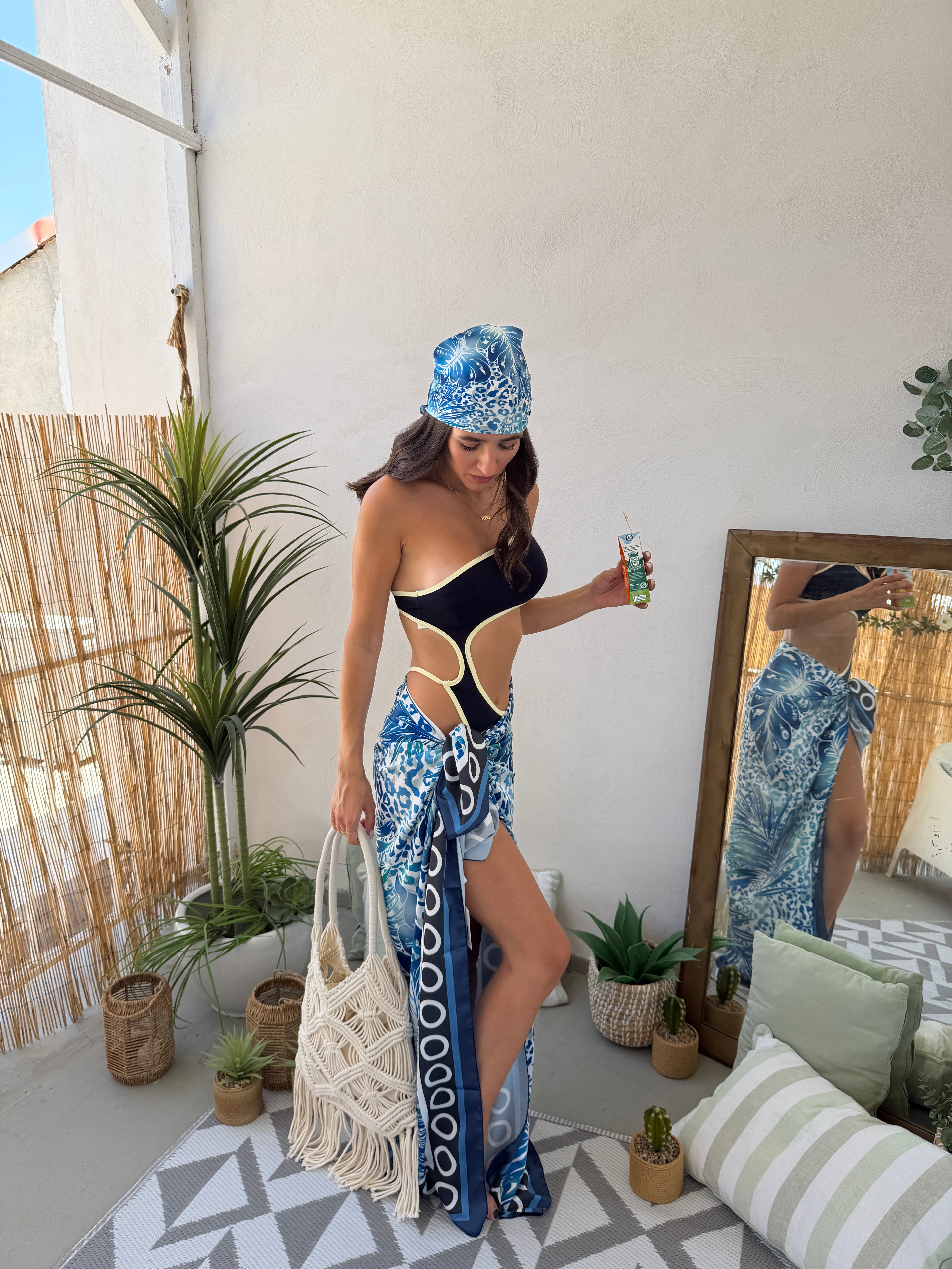 Combo-Copricostume Foulard e Pareo
