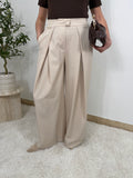 Pantalone Palazzo con Pinces