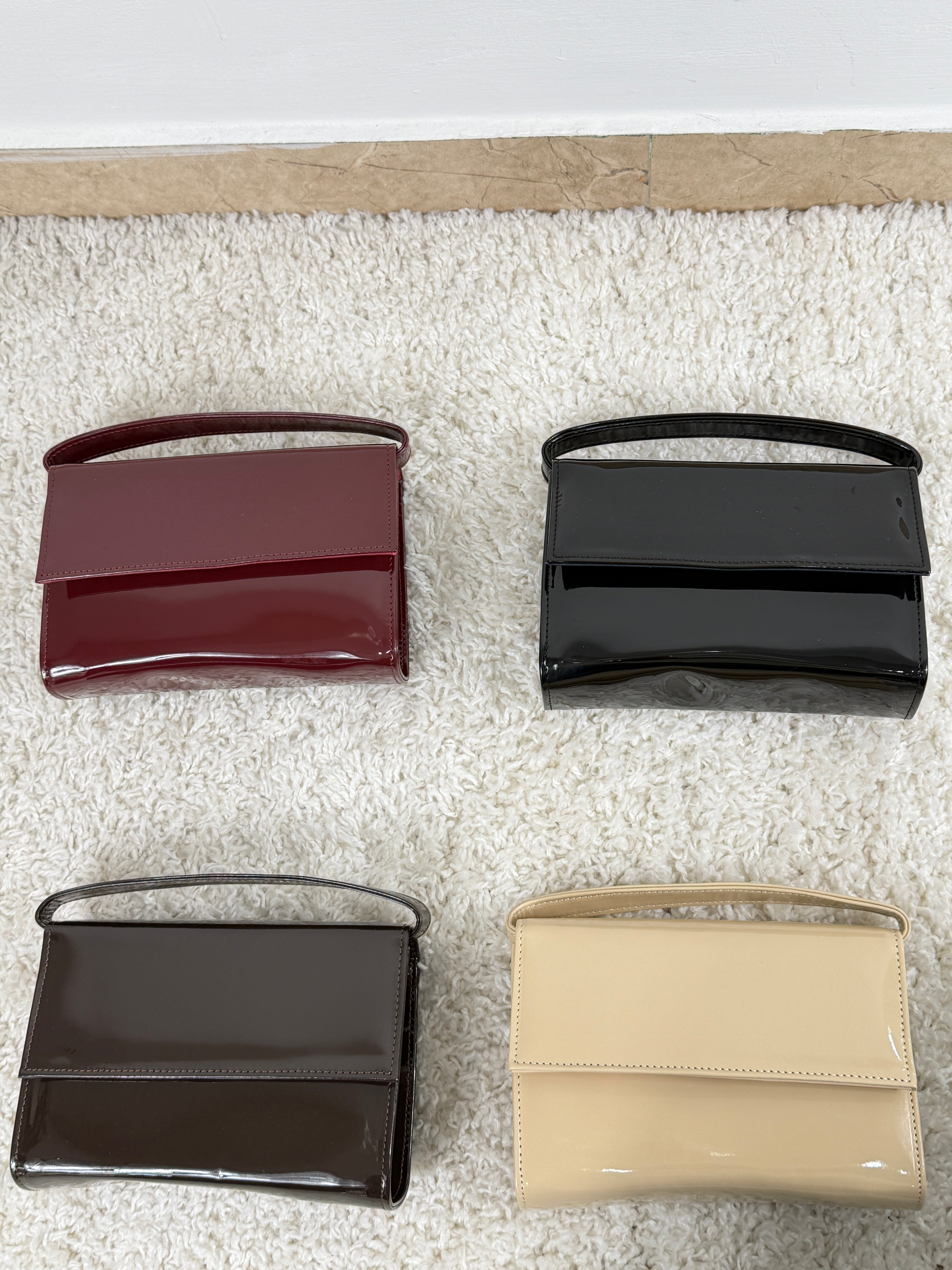 Borsa Glossy Vernice