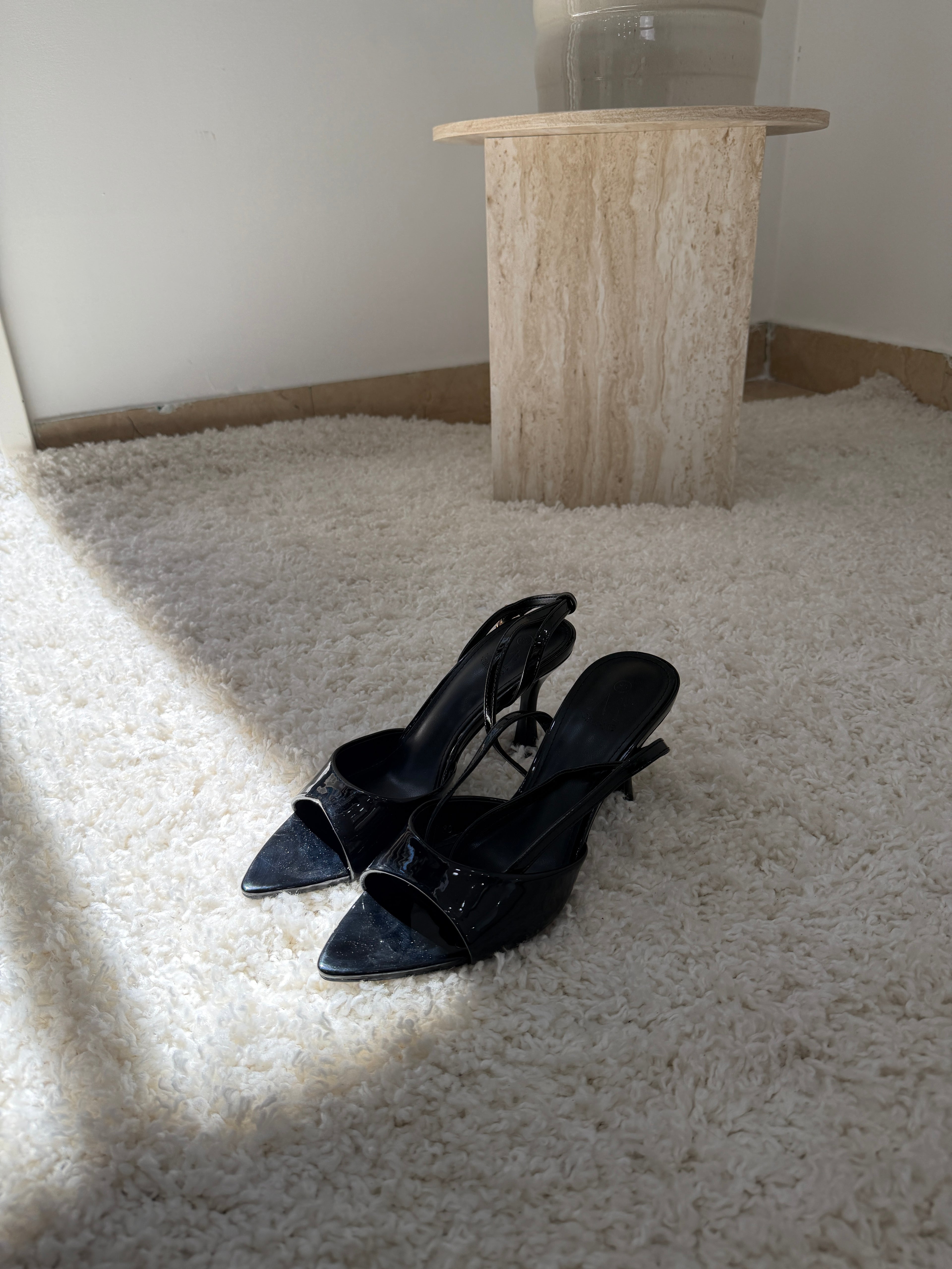 Sandali  Vernice con Tacco e Punta