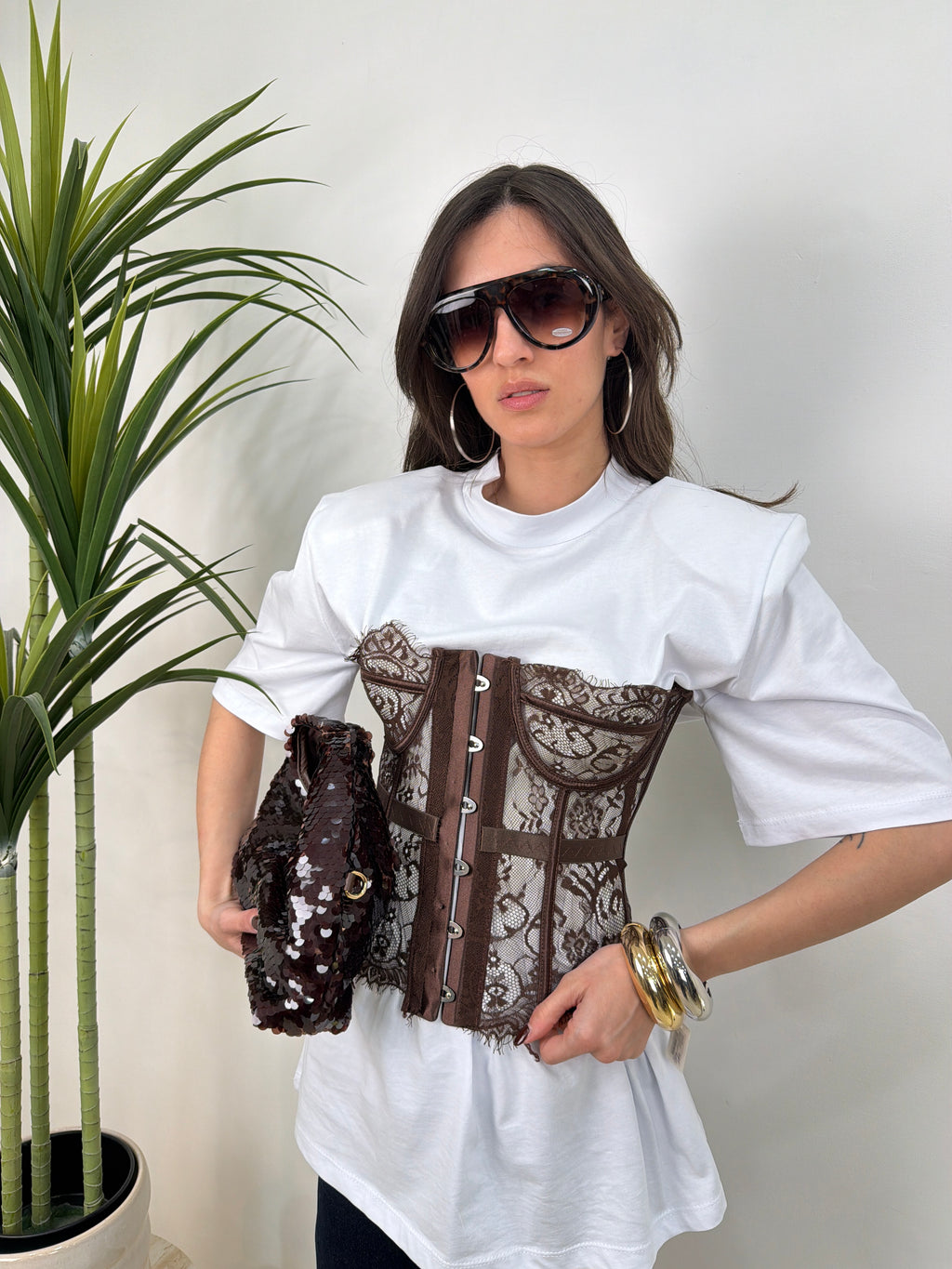 Corsetto in pizzo