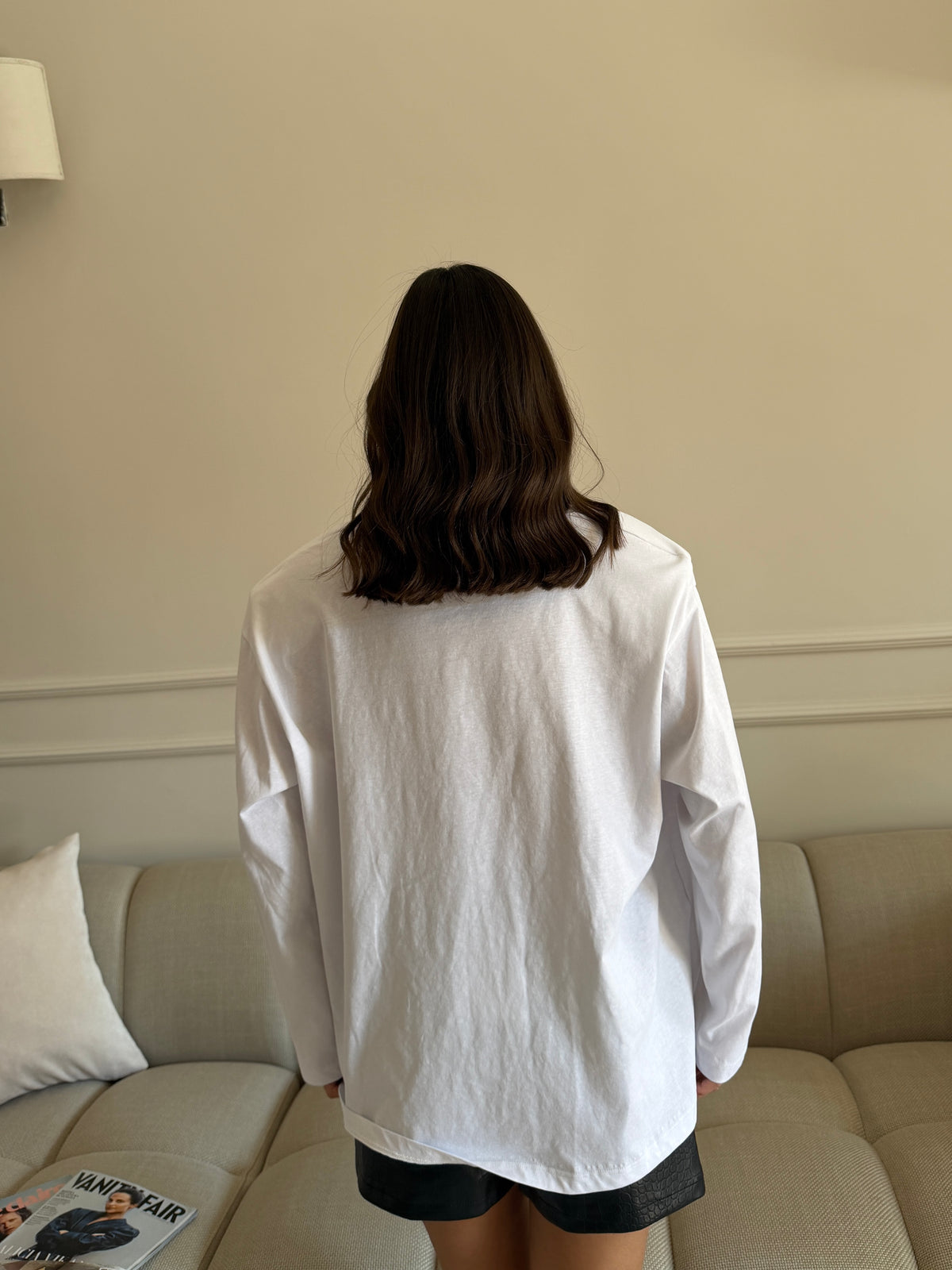 T-Shirt Oversize con spalline