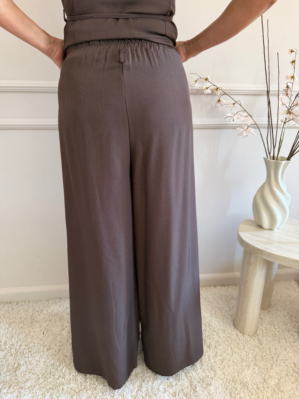 Coordinato Top Incrociato e Pantalone Palazzo