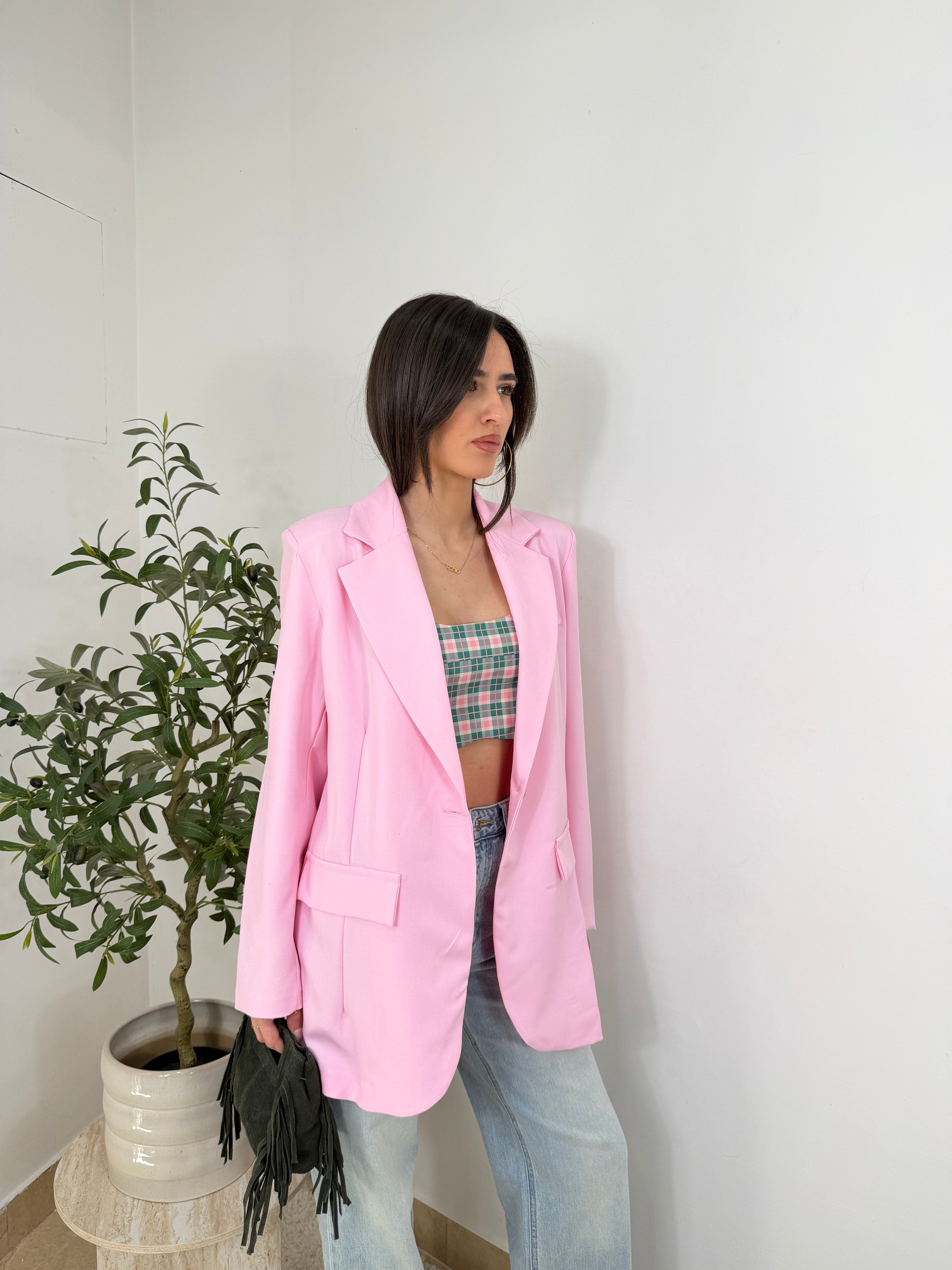 Blazer monopetto oversize