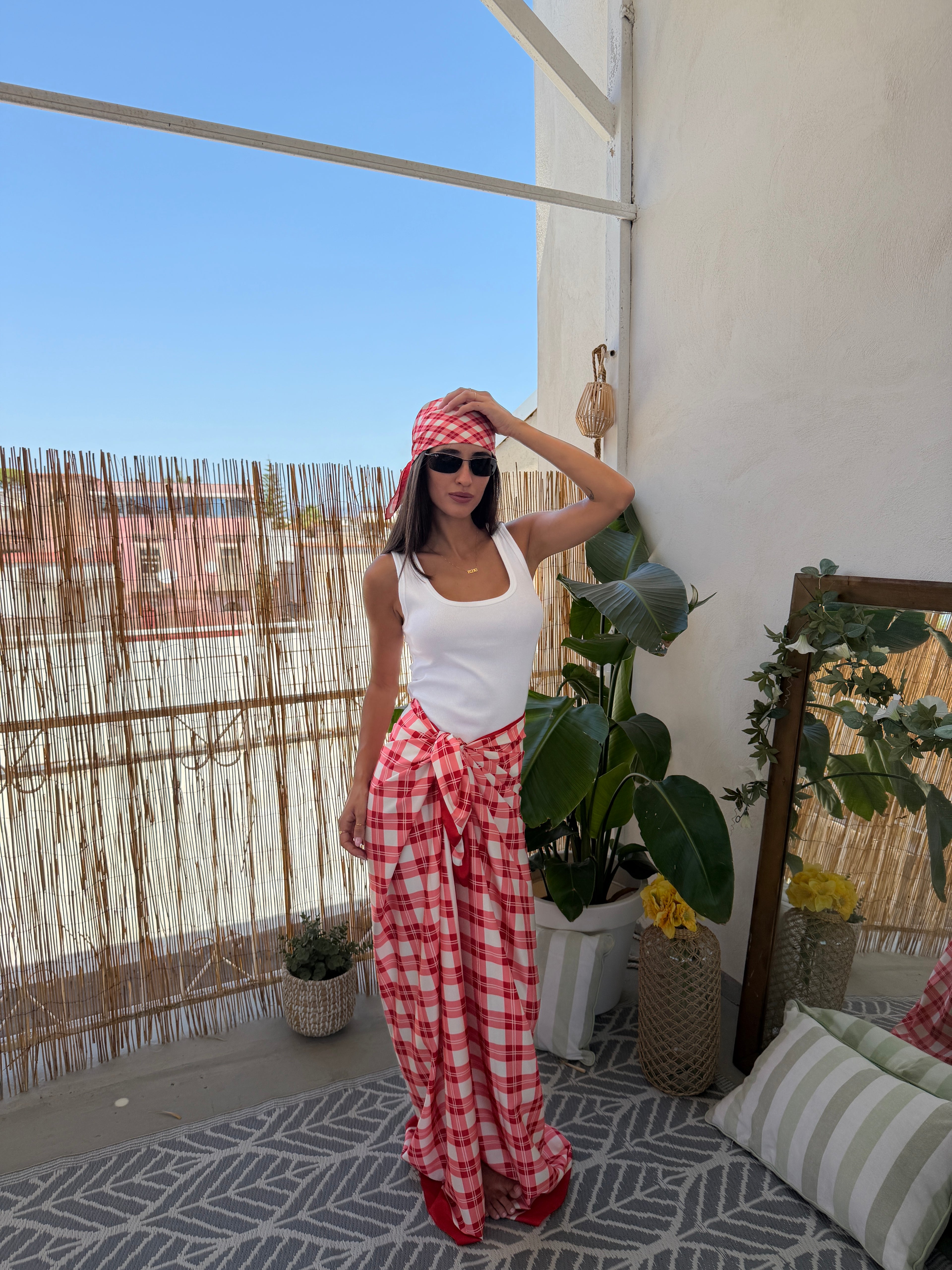 Combo-Copricostume Foulard e Pareo