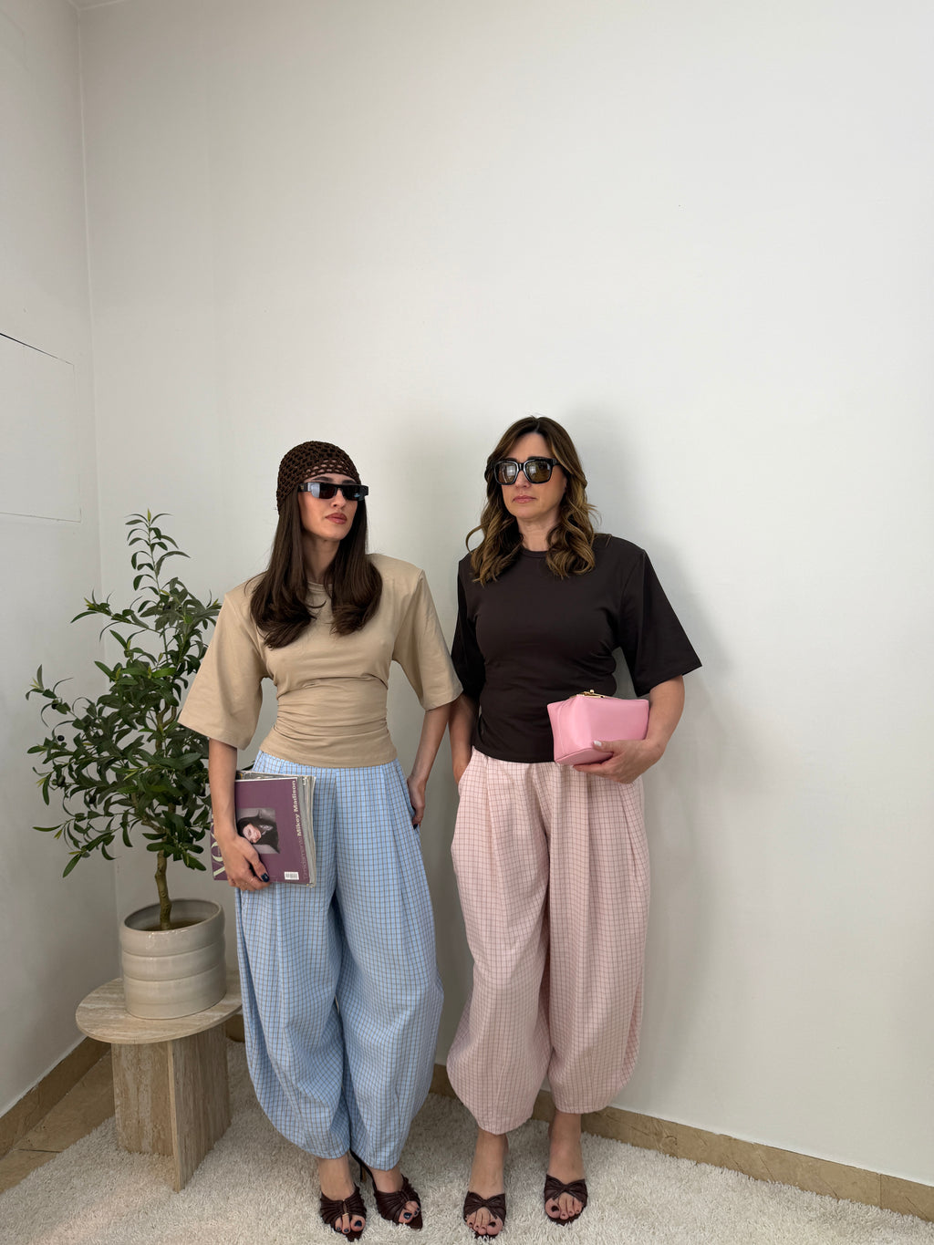 Pantalone Balloon Check