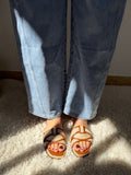 Ciabattine Natural Chic Slide Intrecciate
