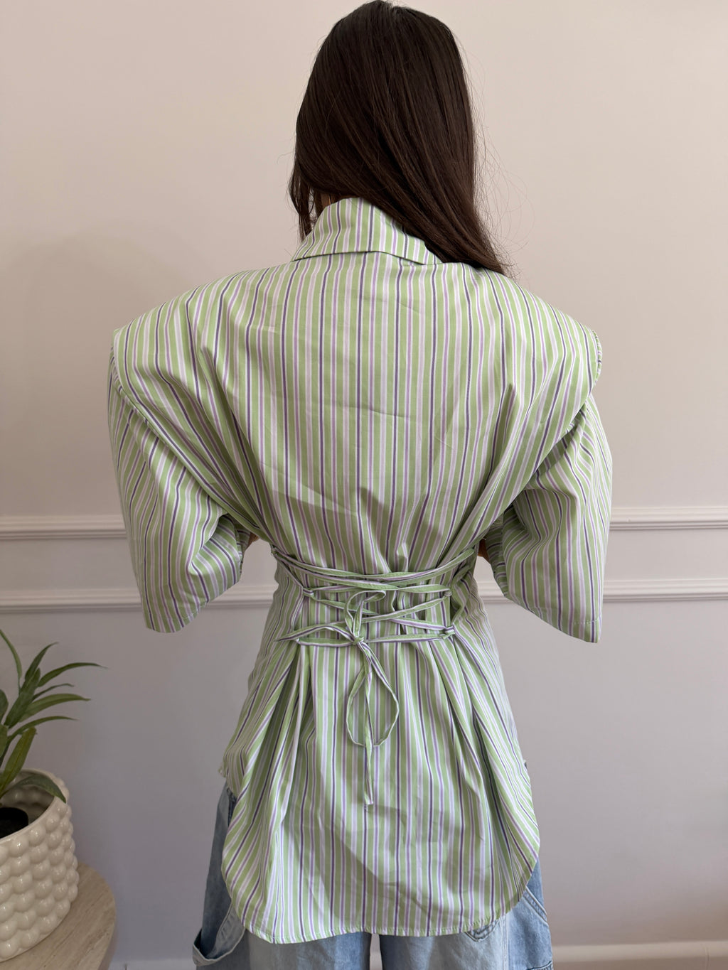 Camicia a righe Slim Fit
