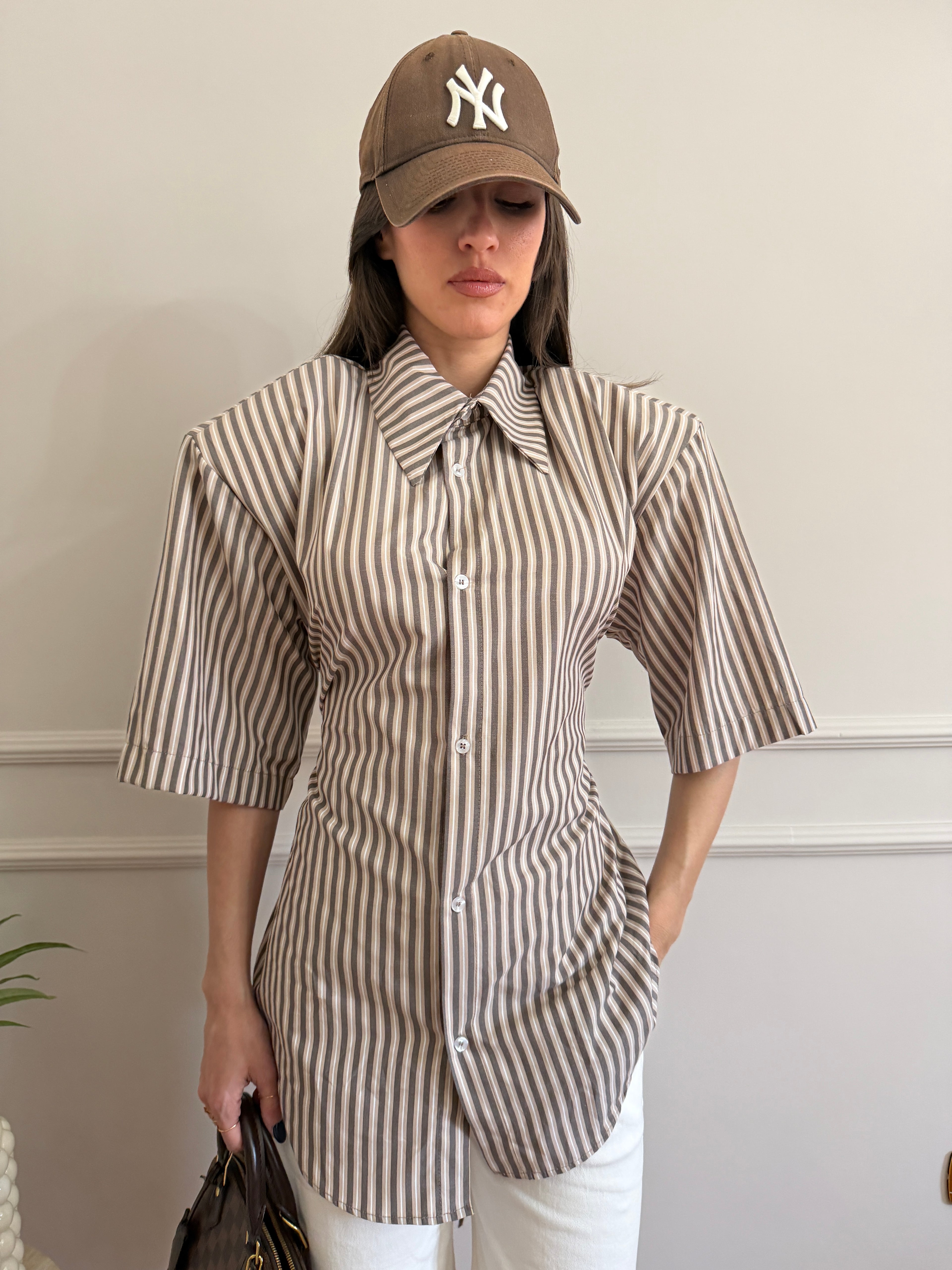 Camicia a righe Slim Fit