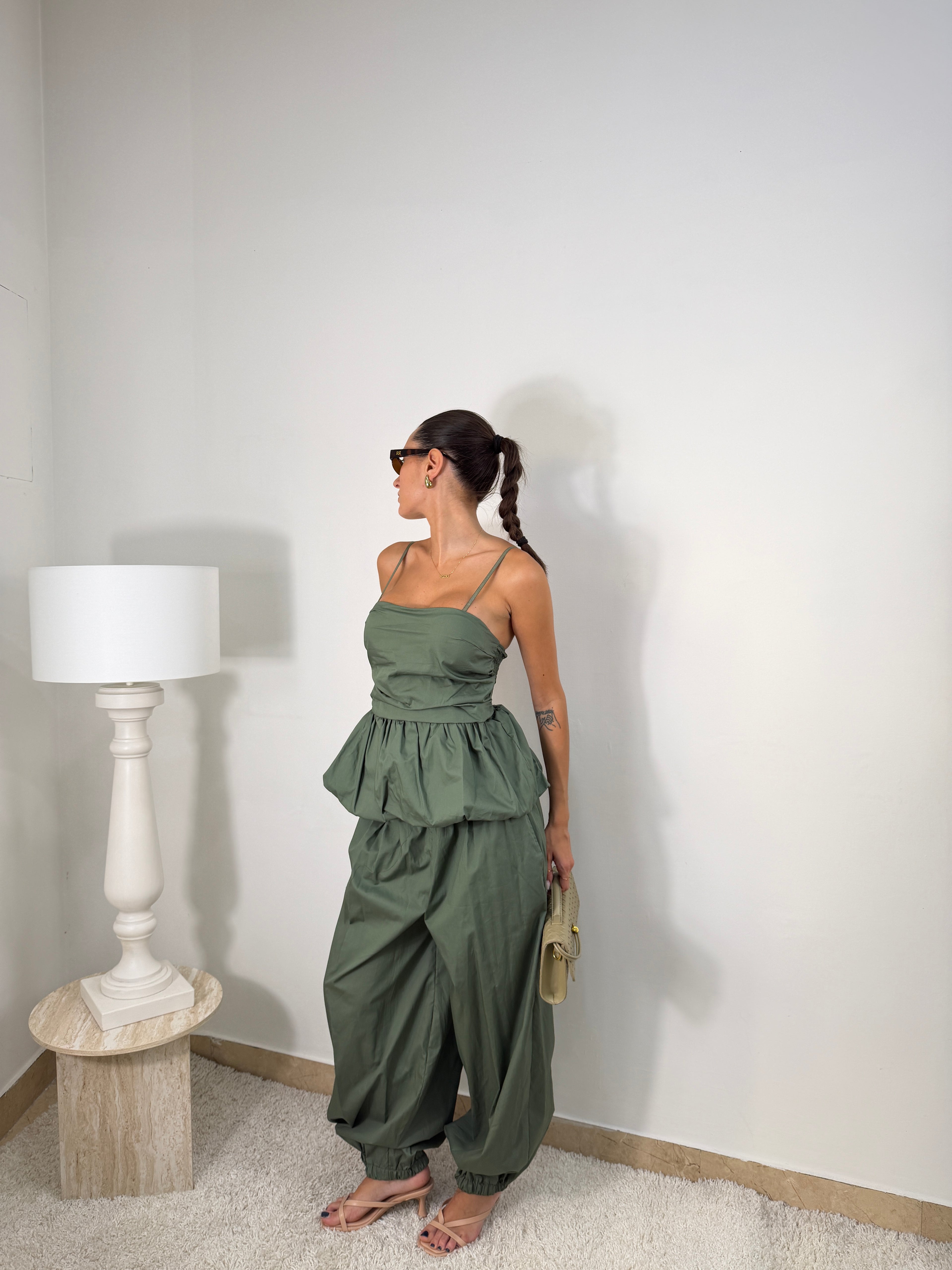 Coordinato bubble Top e pantalone