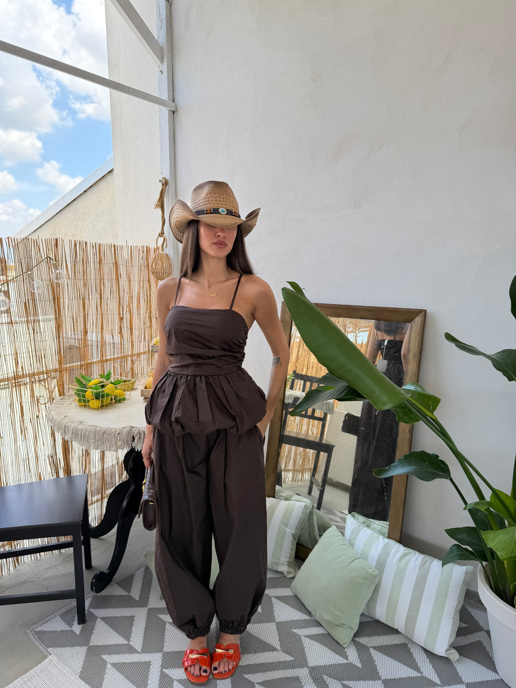 Coordinato bubble Top e pantalone